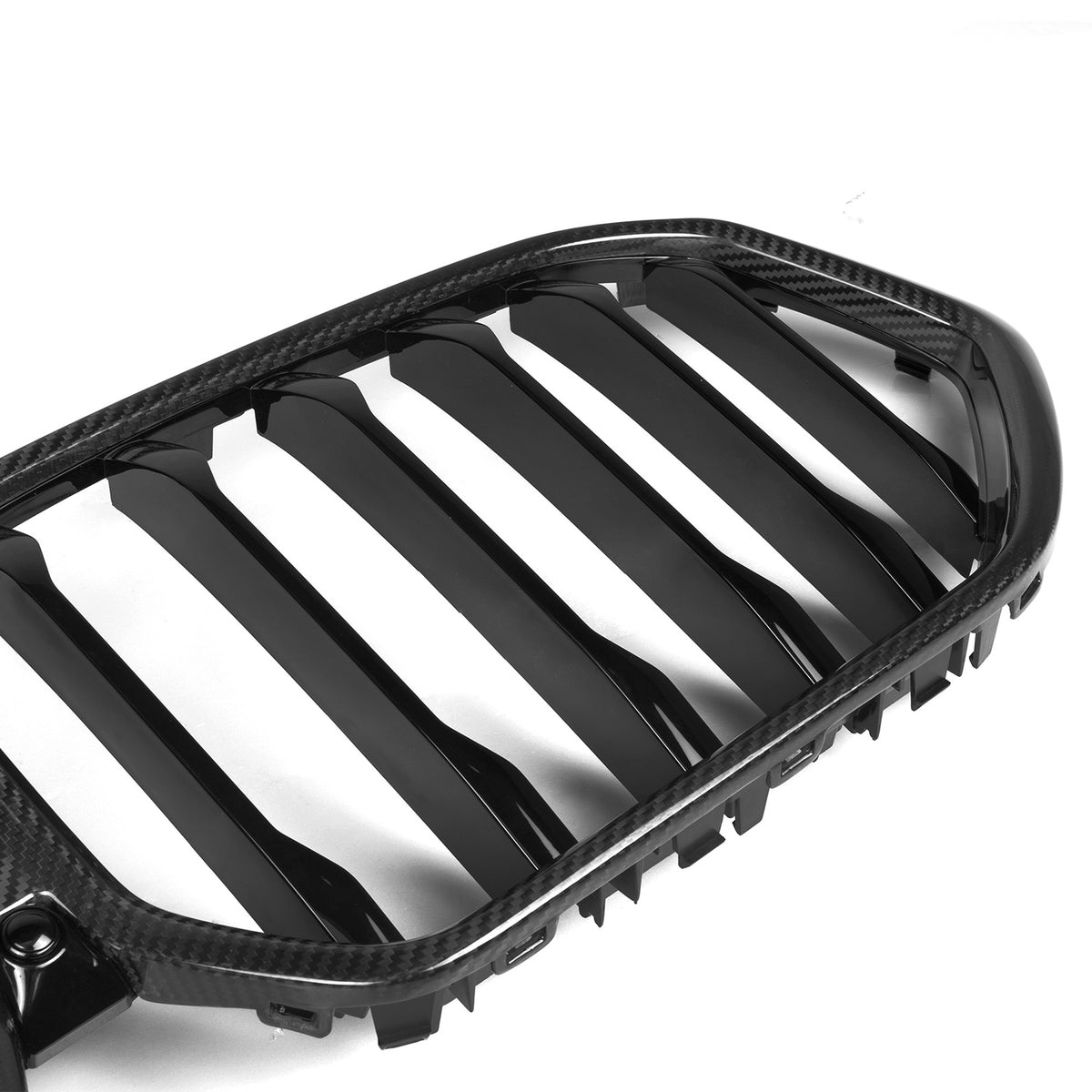 MHC+ BMW G06 LCI X6 Single Slat Pre Preg Carbon Fibre Front Grille