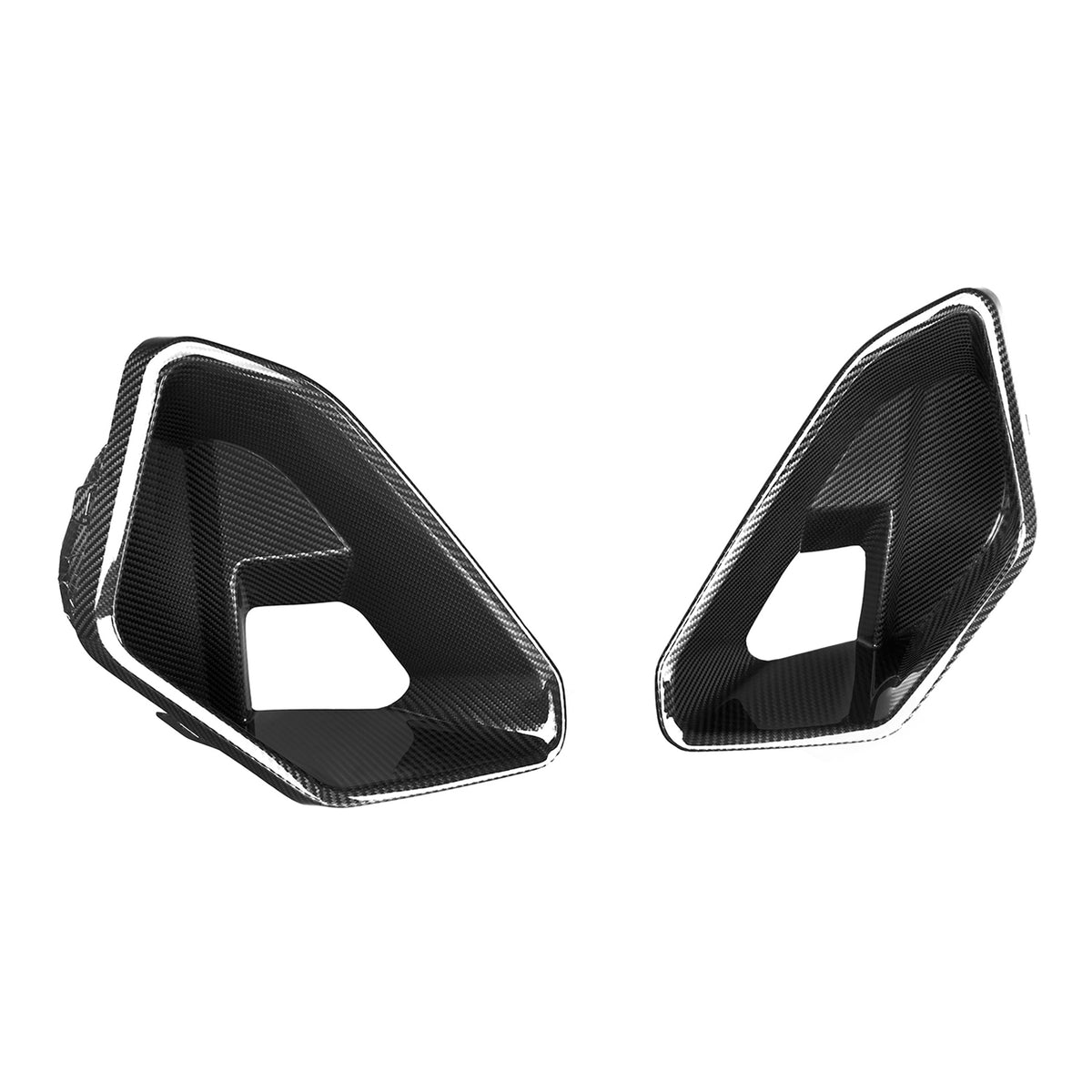 MHC+ BMW G06 LCI X6 Pre Preg Carbon Fibre Performance Style Front Air Ducts