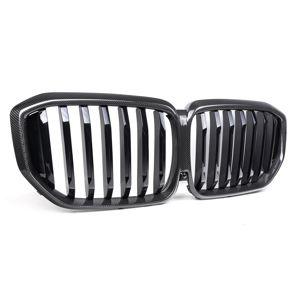 MHC+ BMW G05 LCI X5 Single Slat Pre Preg Carbon Fibre Front Grille