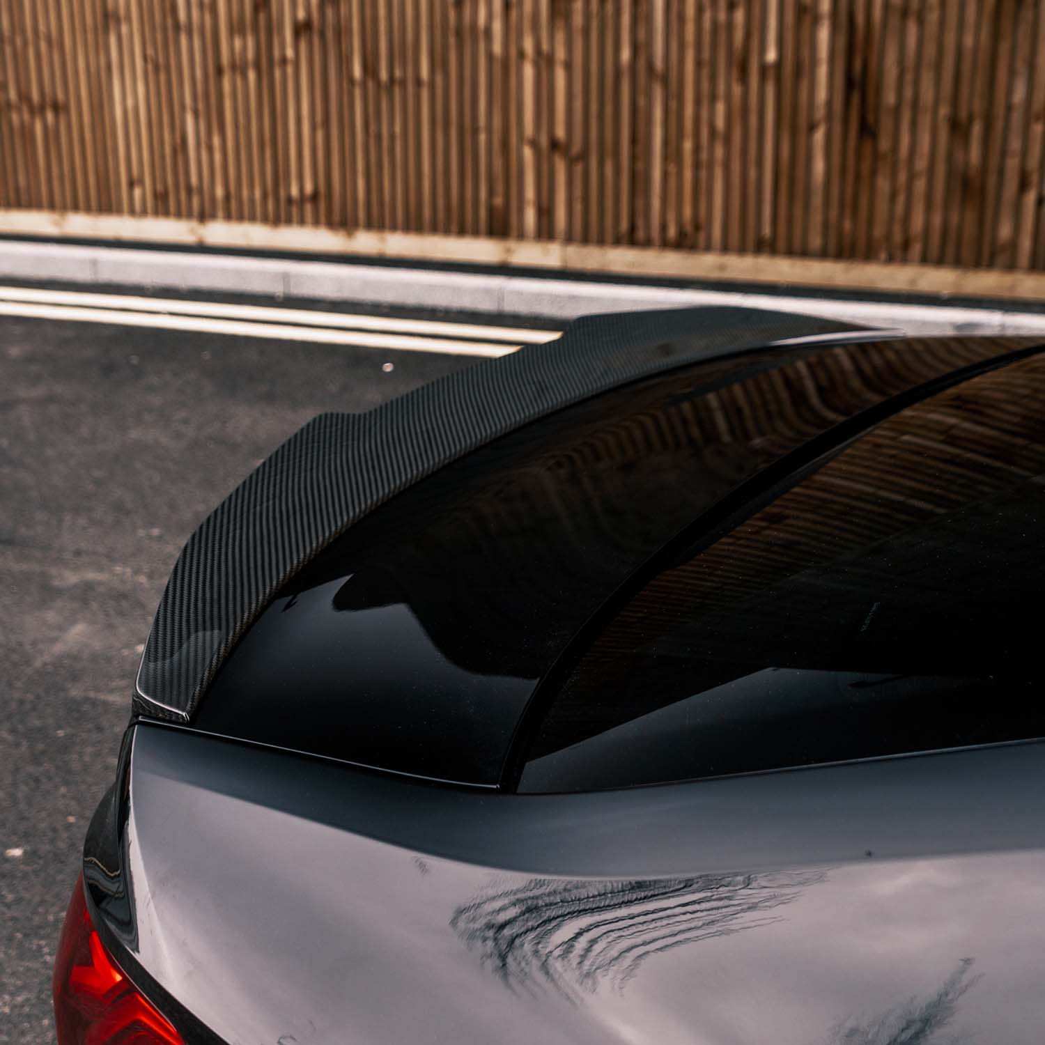 Audi RS3 8Y Saloon Pre Preg Carbon Fibre Ducktail Style Rear Spoiler