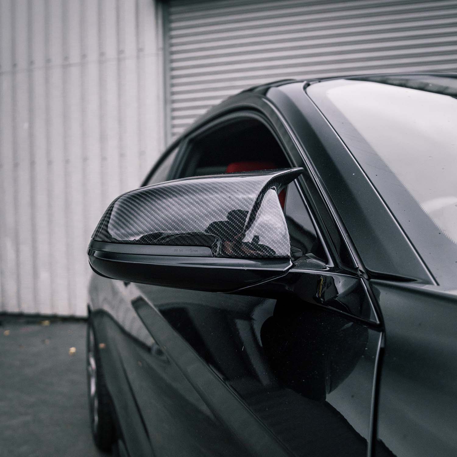 BMW F Series M-Lite Pre Preg Gloss Carbon Fibre M-Style Wing Mirror Replacement Covers