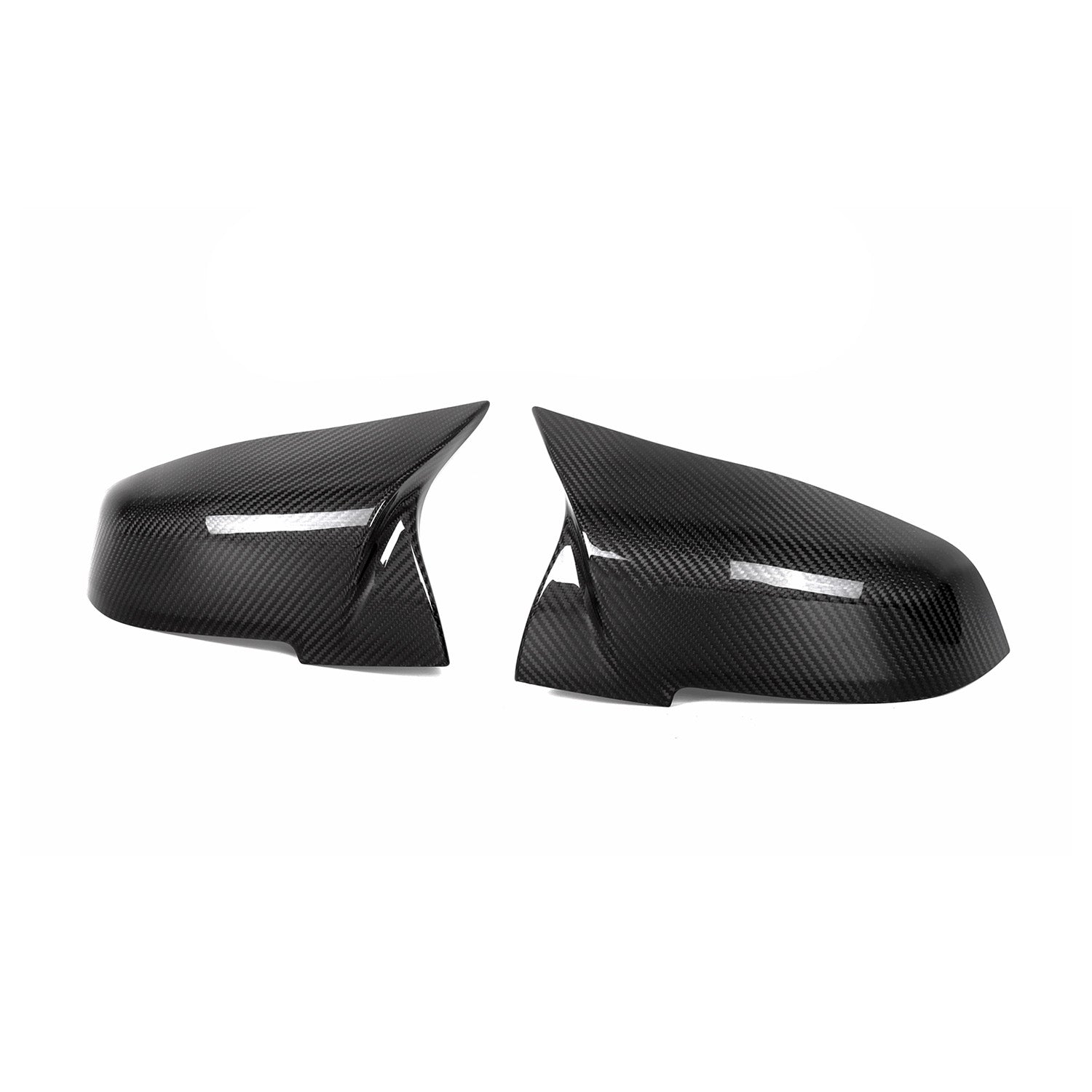 BMW F Series M-Lite Pre Preg Gloss Carbon Fibre M-Style Wing Mirror Replacement Covers