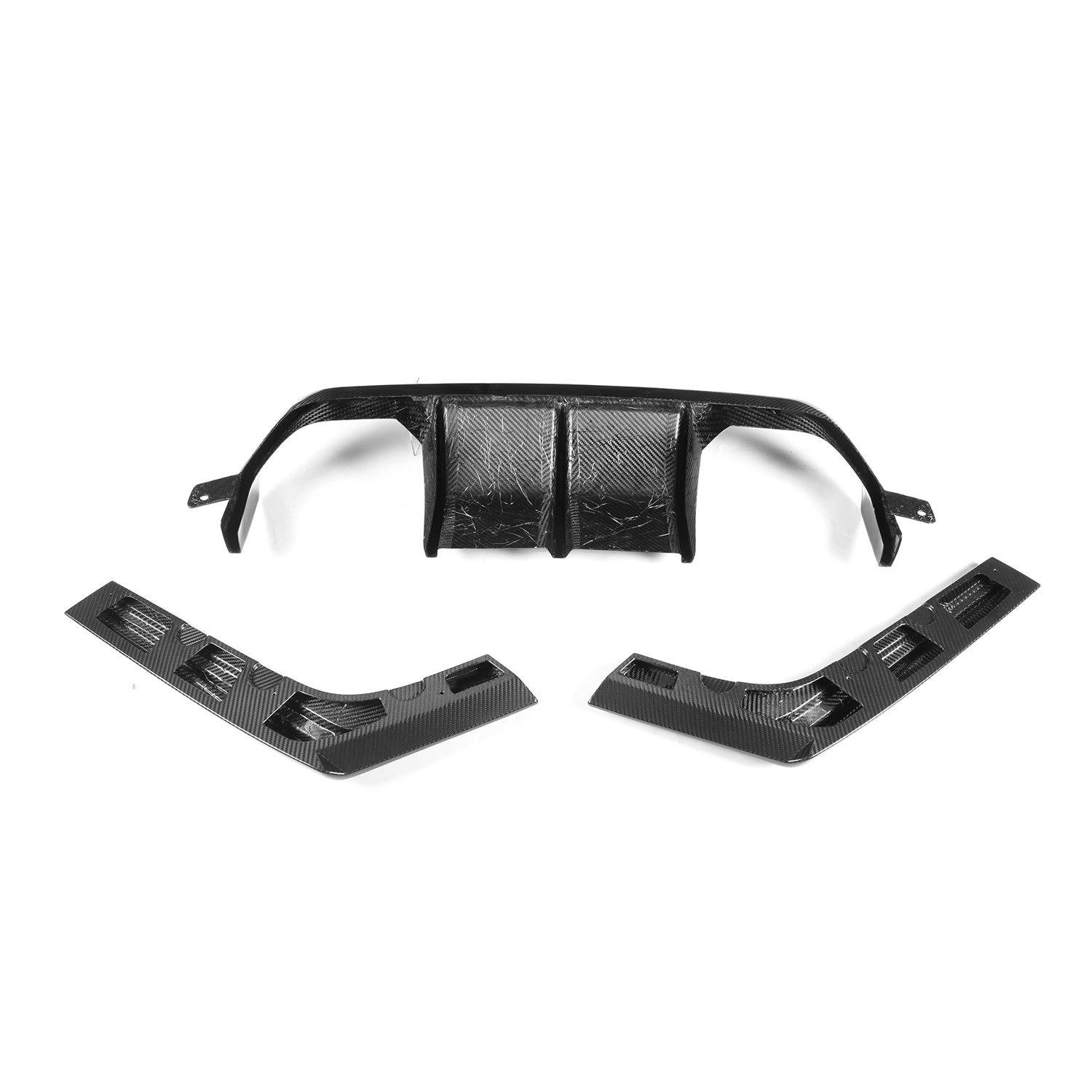 BMW F80 M3 & F82/F83 M4 Pre Preg Carbon Fibre Aggressive 3 Piece Rear Diffuser