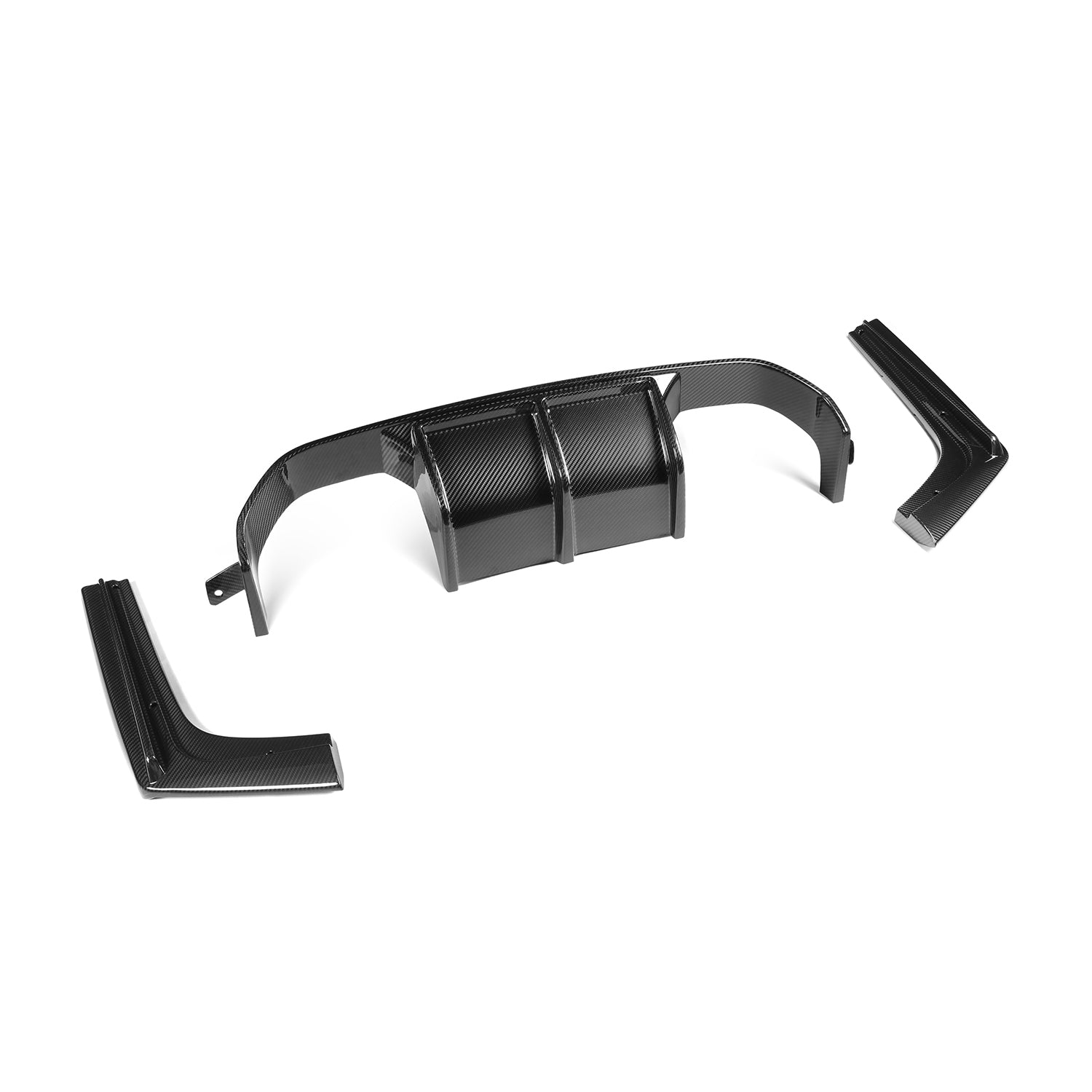 BMW F80 M3 & F82/F83 M4 Pre Preg Carbon Fibre Aggressive 3 Piece Rear Diffuser