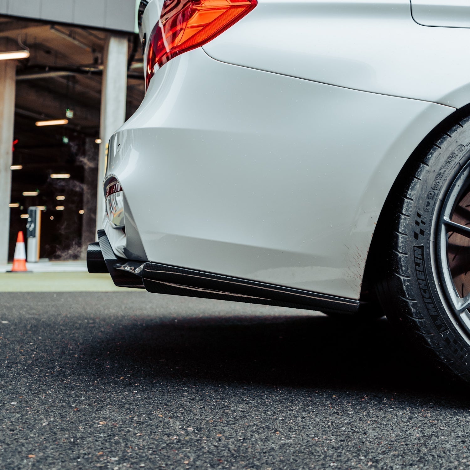 BMW F80 M3 & F82/F83 M4 Pre Preg Carbon Fibre Aggressive 3 Piece Rear Diffuser