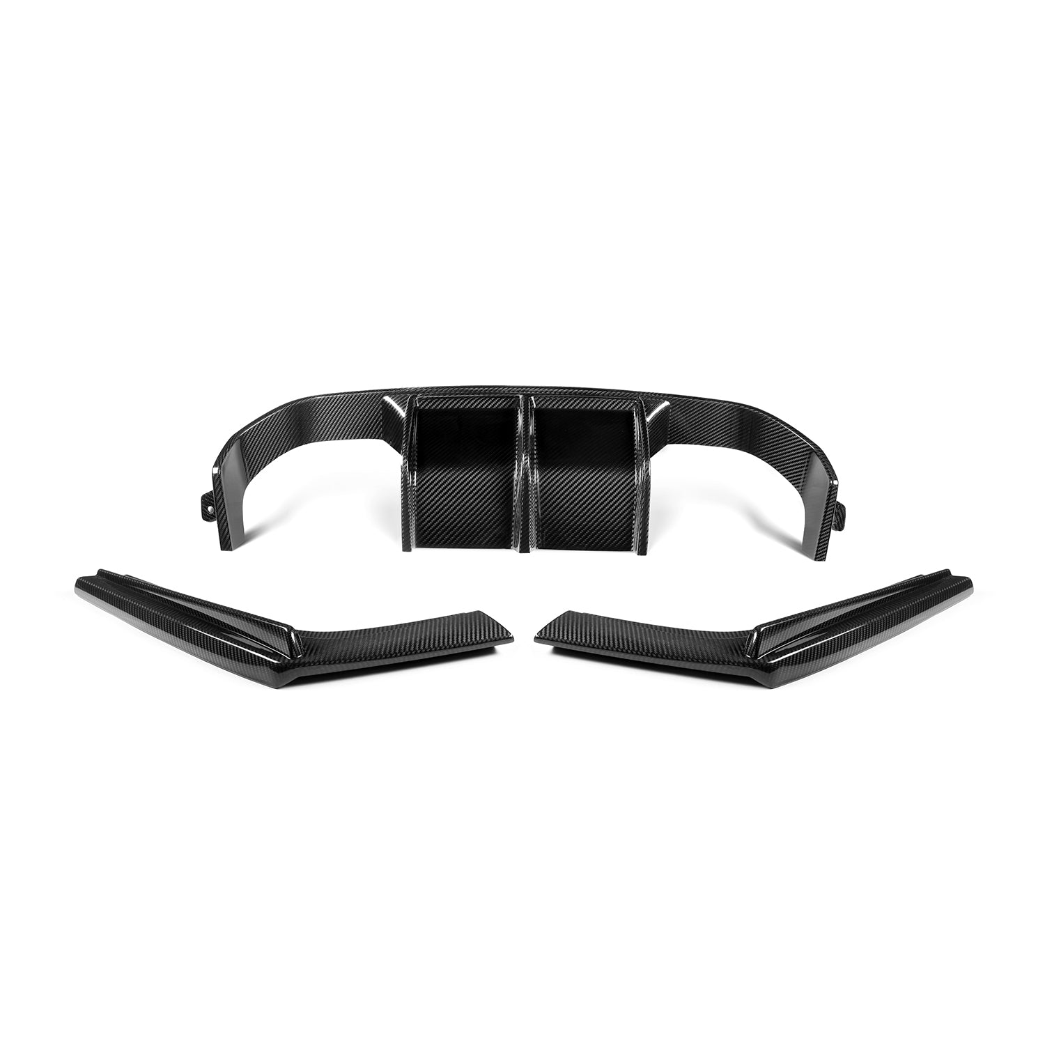 BMW F80 M3 & F82/F83 M4 Pre Preg Carbon Fibre Aggressive 3 Piece Rear Diffuser