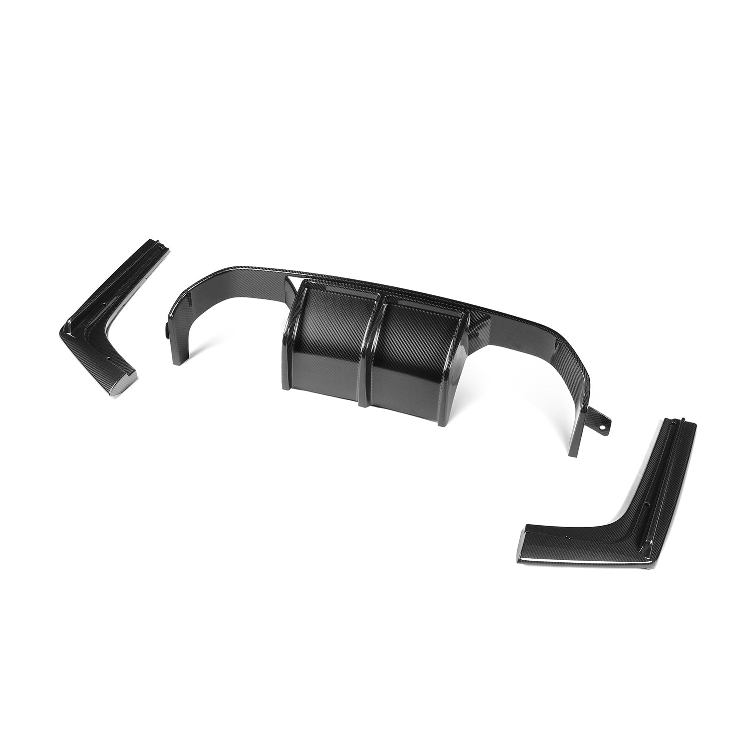 BMW F80 M3 & F82/F83 M4 Pre Preg Carbon Fibre Aggressive 3 Piece Rear Diffuser
