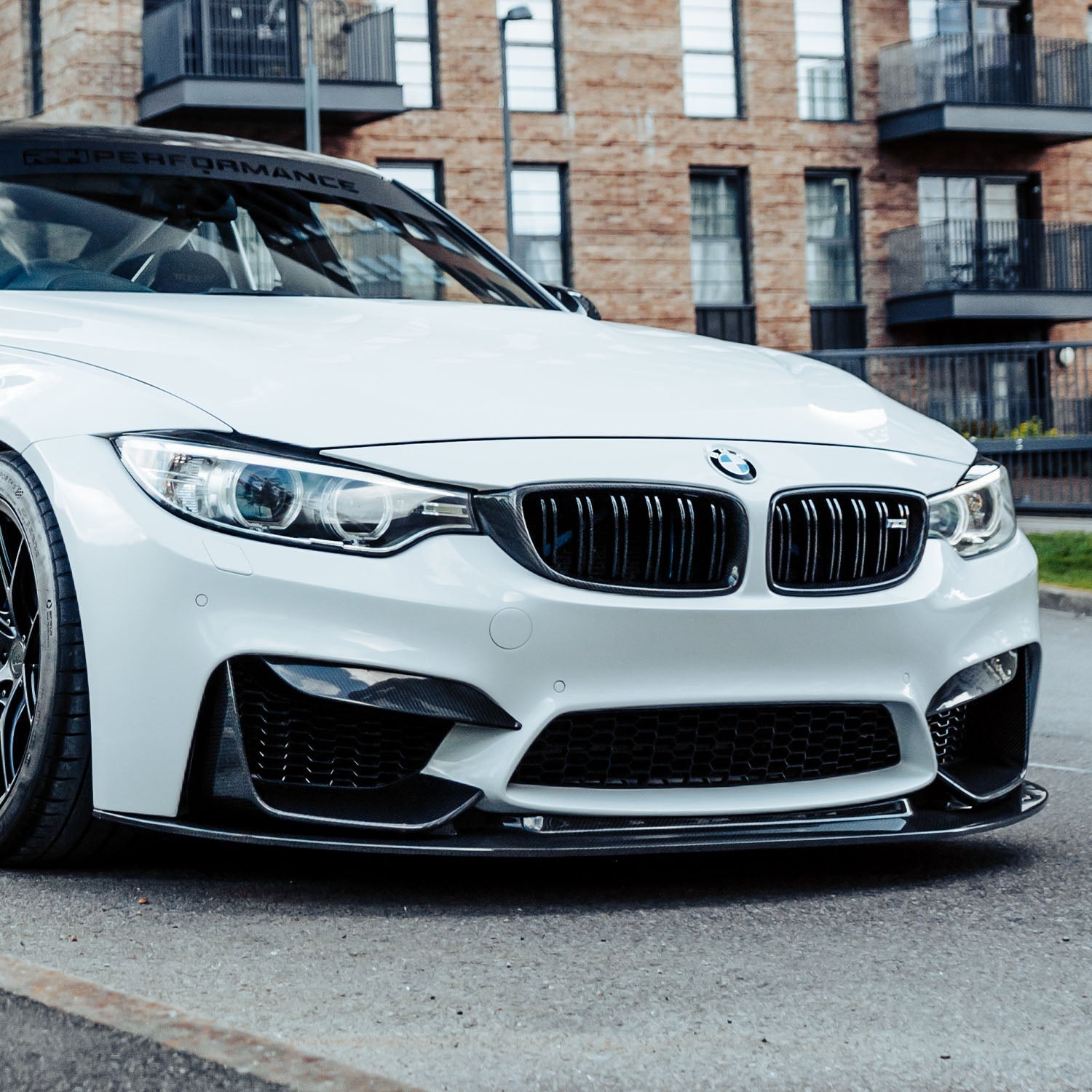 BMW F80 M3 & F82/F83 M4 Pre Preg Carbon Fibre GT Style Front Splitter