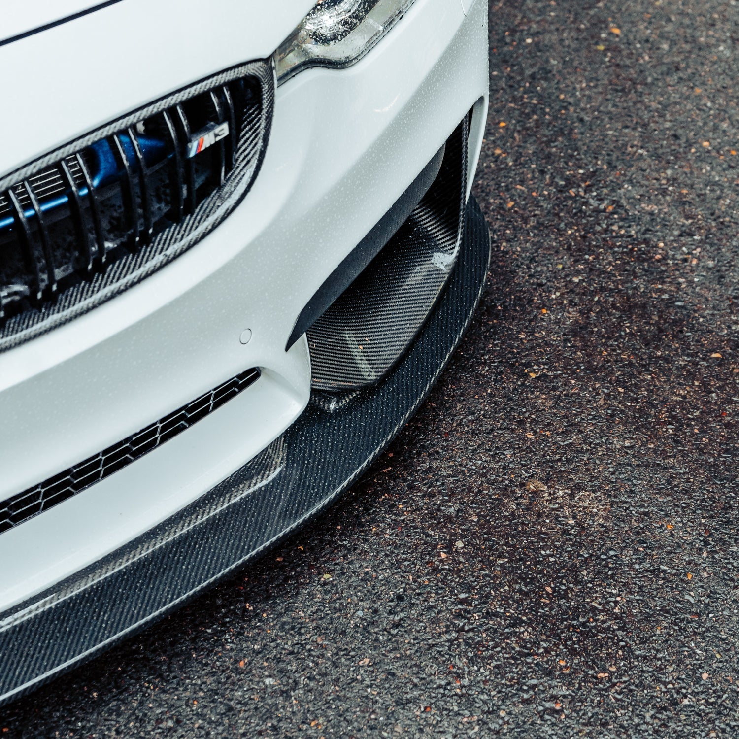 BMW F80 M3 & F82/F83 M4 Pre Preg Carbon Fibre GT Style Front Splitter
