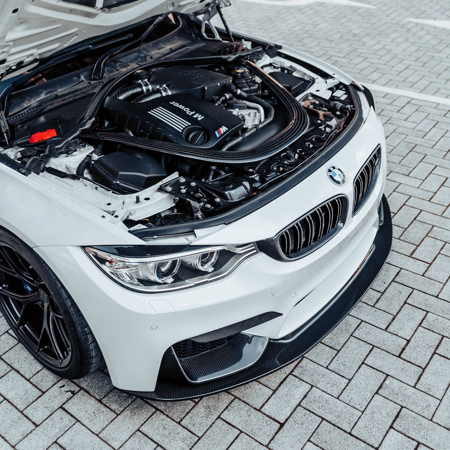 BMW F80 M3 & F82/F83 M4 Pre Preg Carbon Fibre GT Style Front Splitter