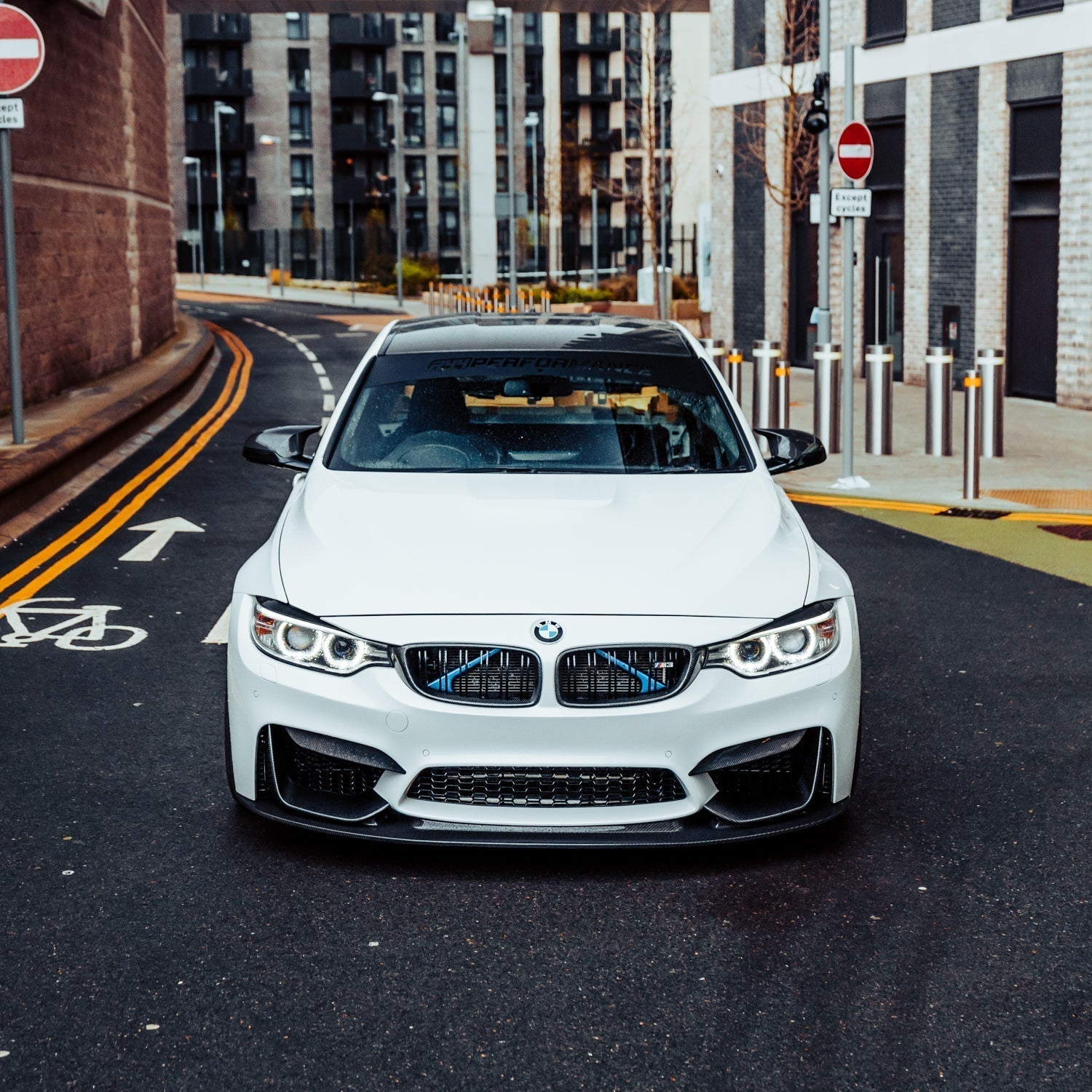 BMW F80 M3 & F82/F83 M4 Pre Preg Carbon Fibre GT Style Front Splitter