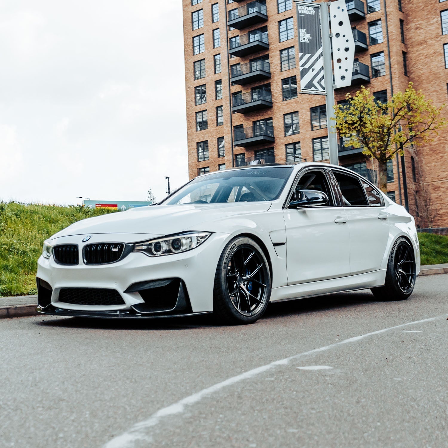 BMW F80 M3 & F82/F83 M4 Pre Preg Carbon Fibre GT Style Front Splitter