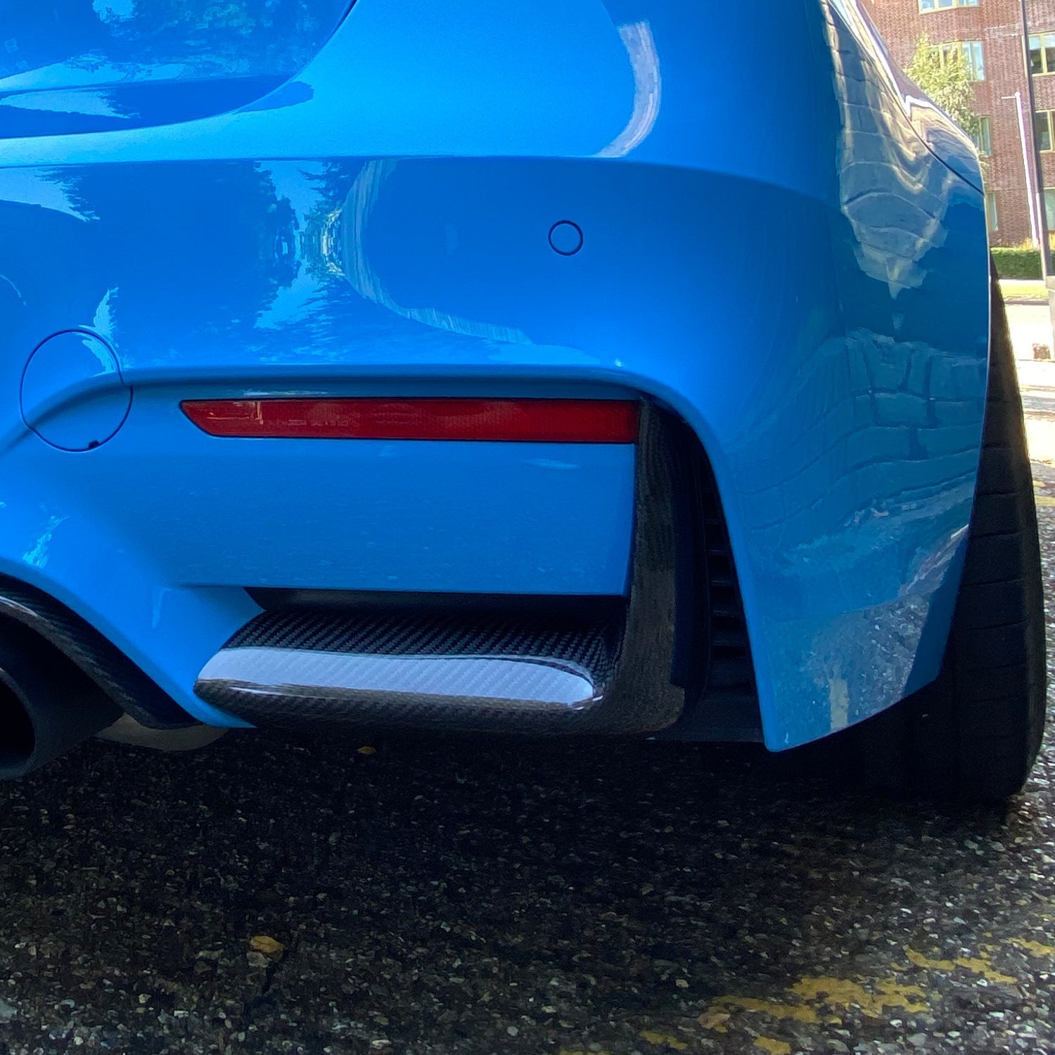 BMW F80 M3 & F82/F83 M4 Pre Preg Carbon Fibre Rear Bumper Inserts