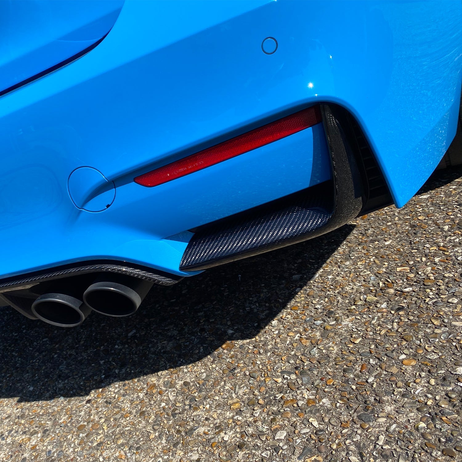 BMW F80 M3 & F82/F83 M4 Pre Preg Carbon Fibre Rear Bumper Inserts