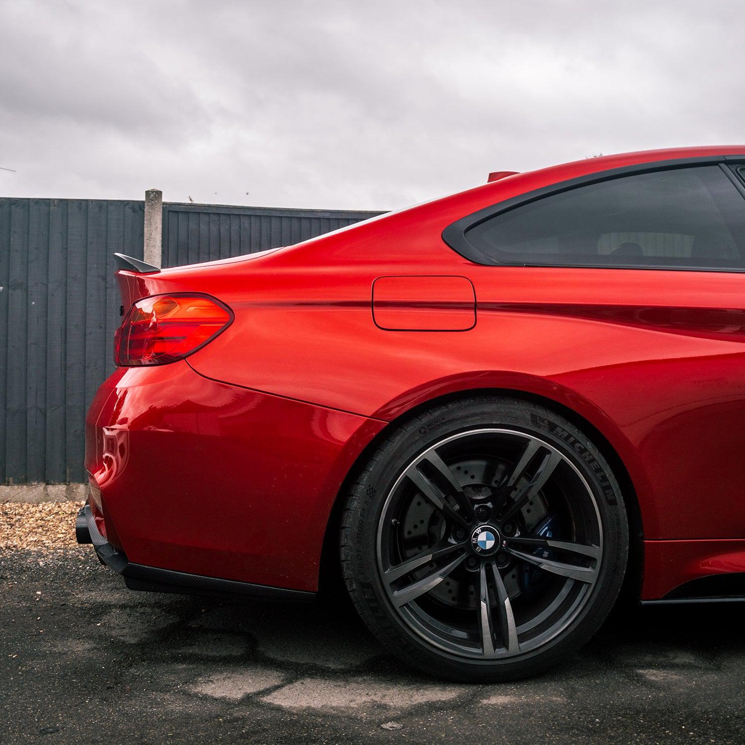 BMW F82 M4 Coupe Pre Preg Carbon Fibre CS Style Rear Spoiler