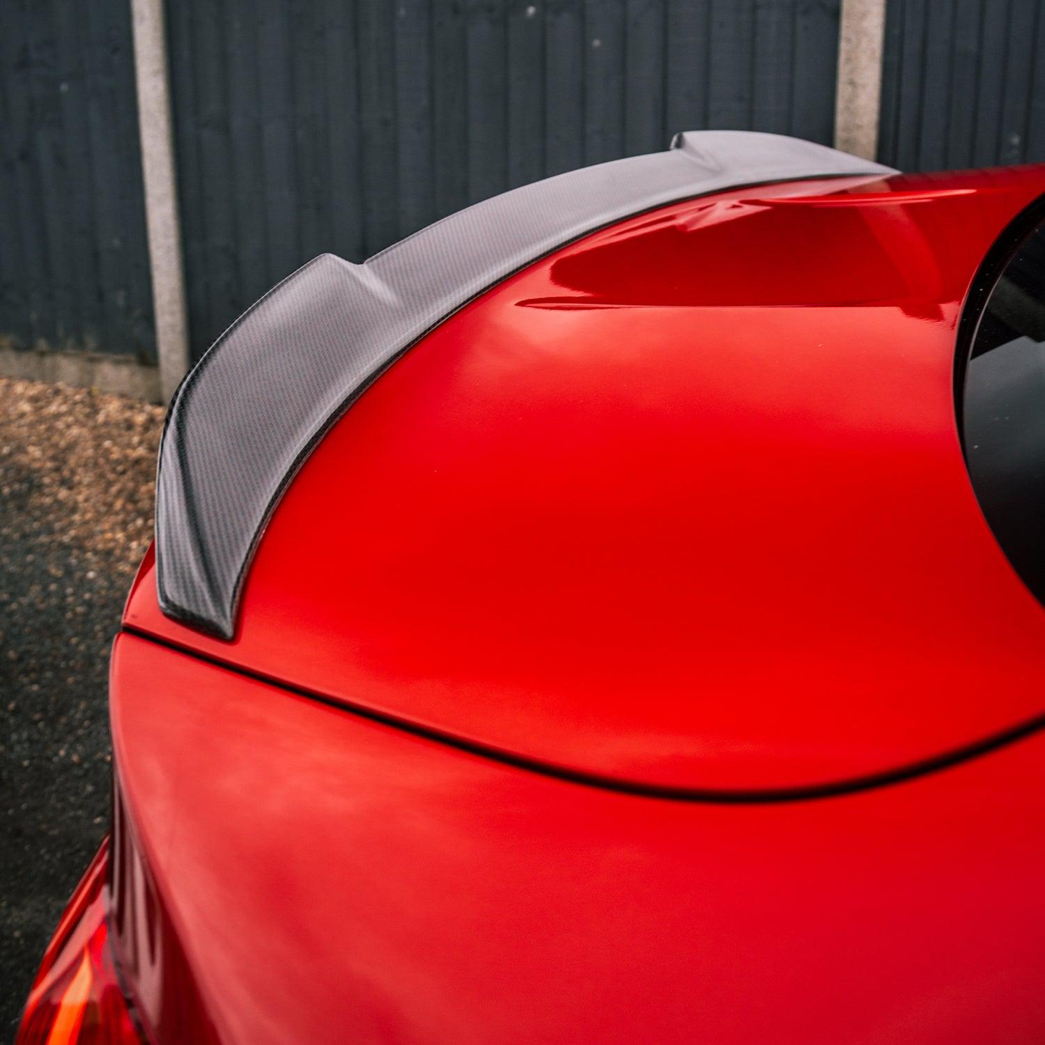 BMW F82 M4 Coupe Pre Preg Carbon Fibre CS Style Rear Spoiler