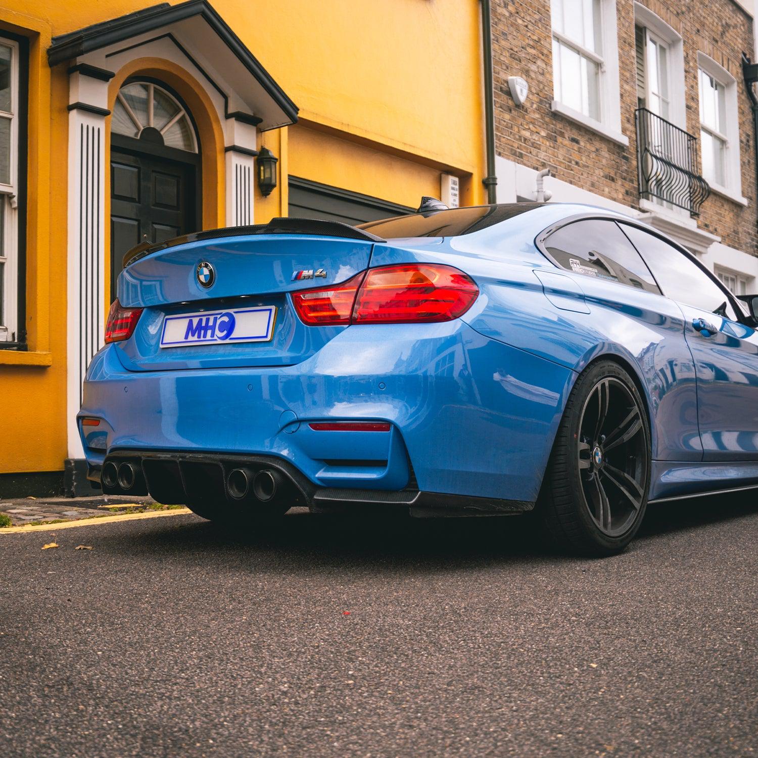 BMW F82 M4 Coupe Pre Preg Carbon Fibre CS Style Rear Spoiler