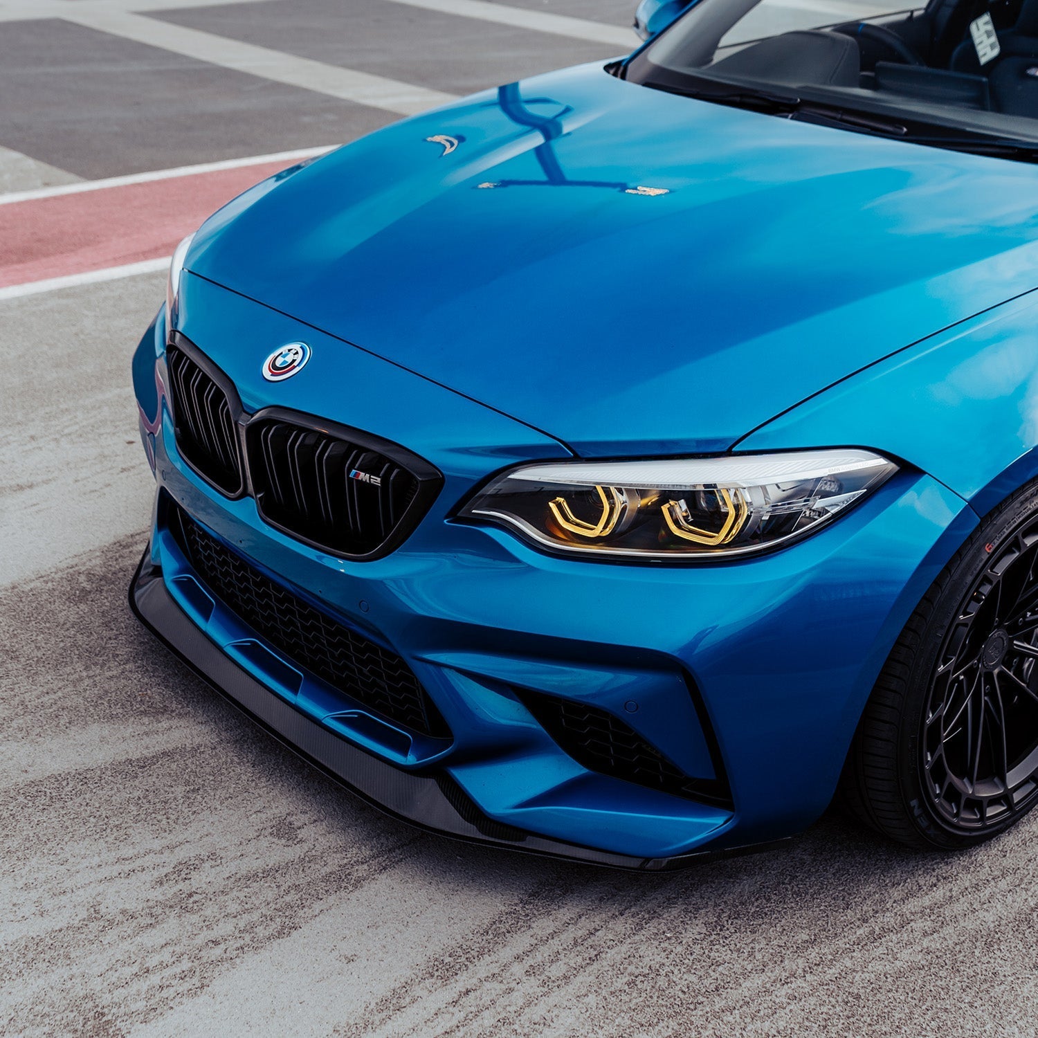 BMW F87 M2 Competition S55 Pre Preg Carbon Fibre GT Style Front Splitter