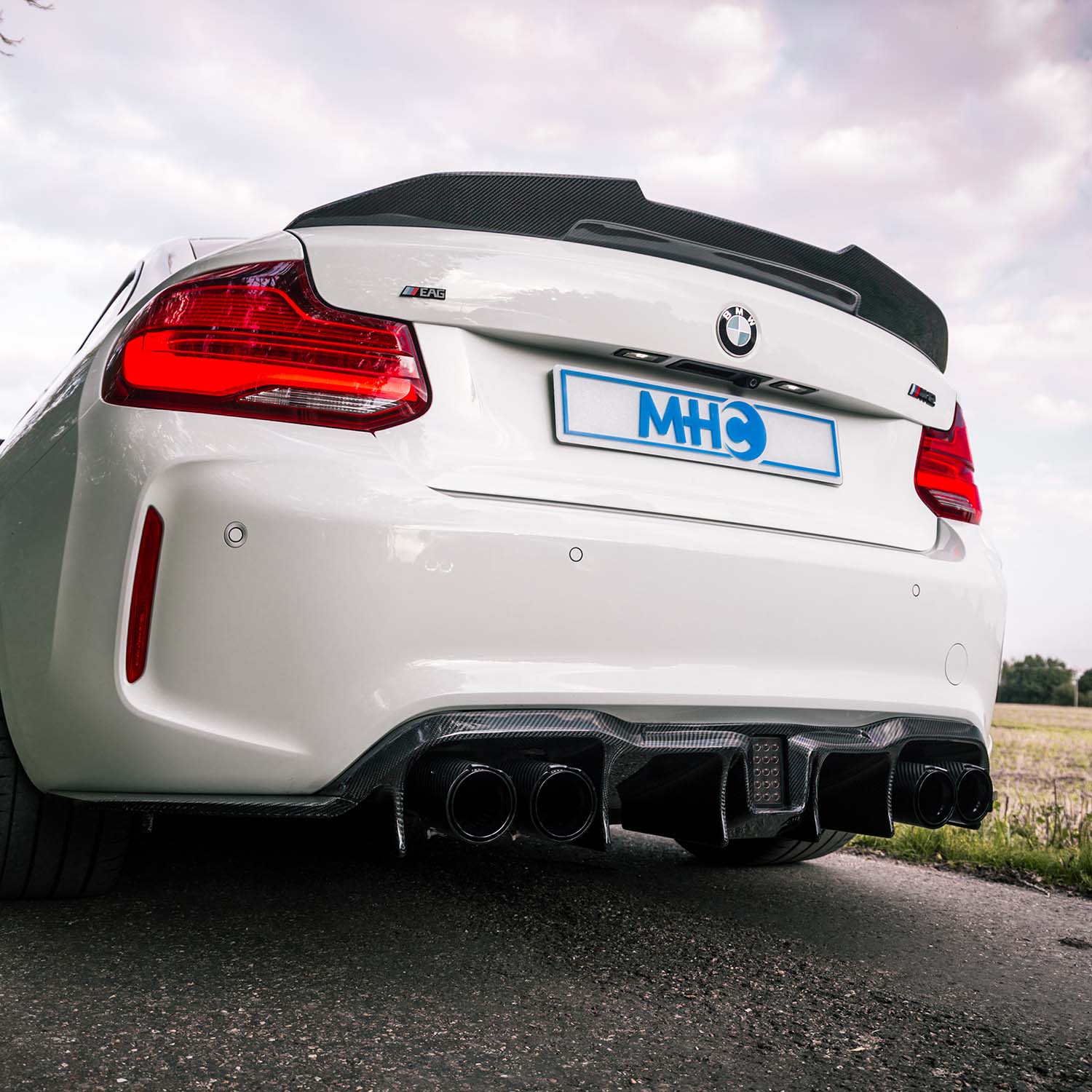 BMW F87 M2 & F22 2 Series Pre Preg Carbon Fibre Ducktail Rear Spoiler