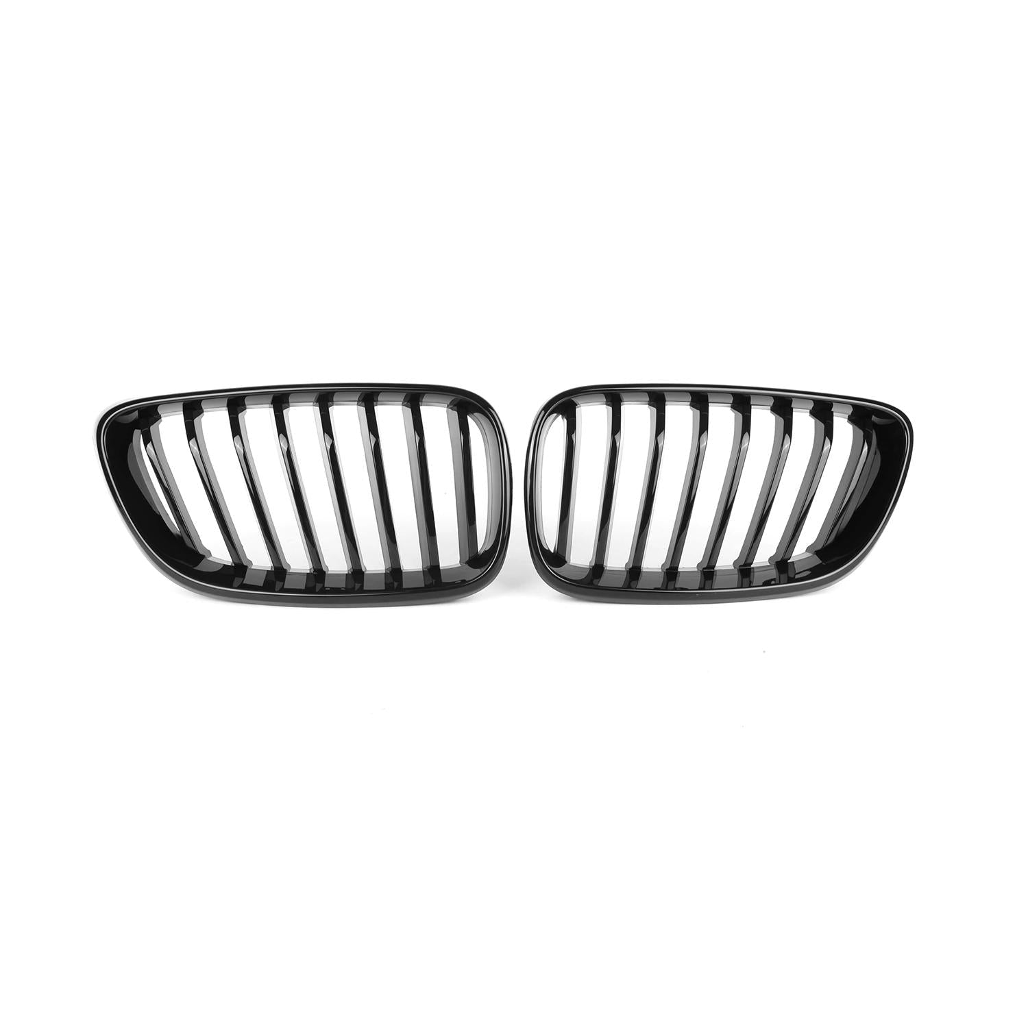 BMW F87 M2 N55 & F22/F23 2 Series Gloss Black Single Slat Front Grilles
