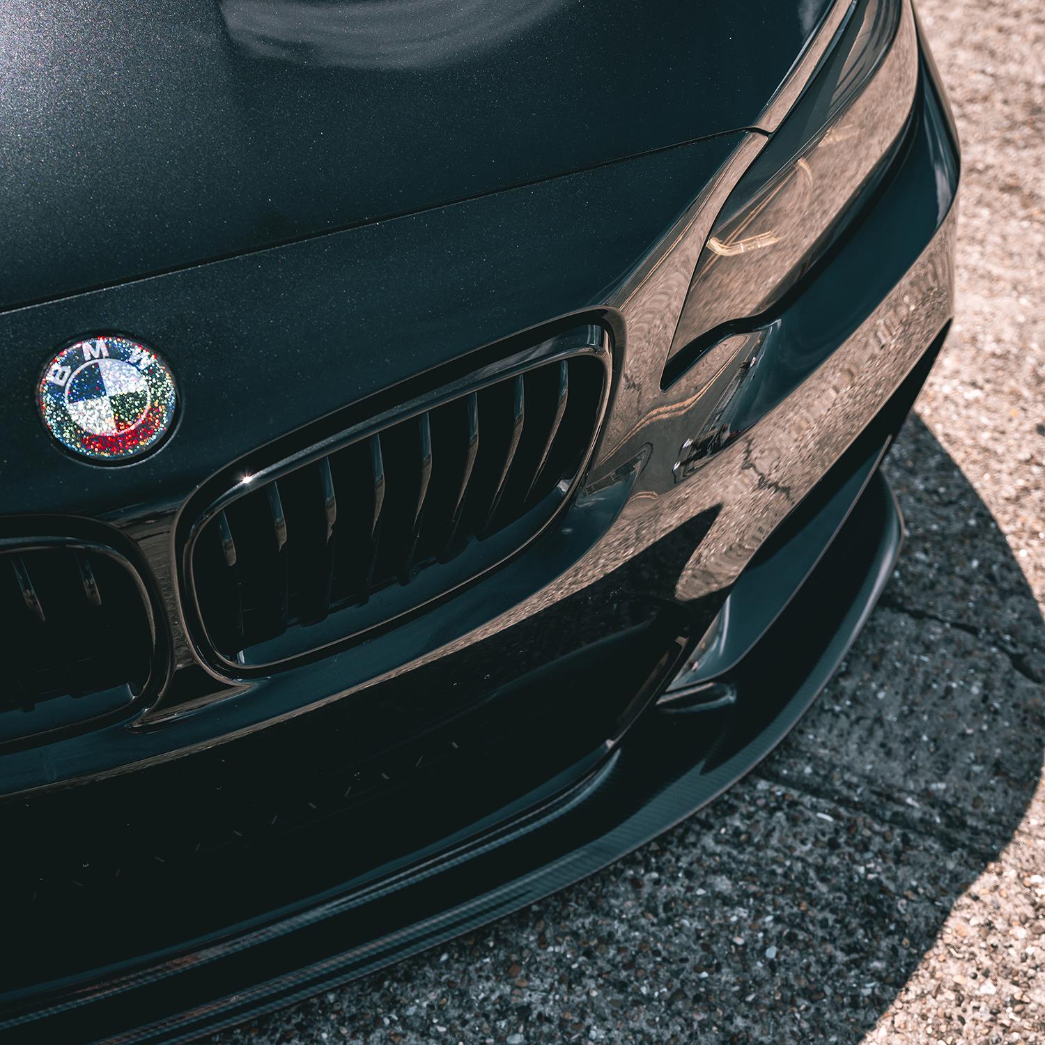 BMW F87 M2 N55 & F22/F23 2 Series Gloss Black Single Slat Front Grilles
