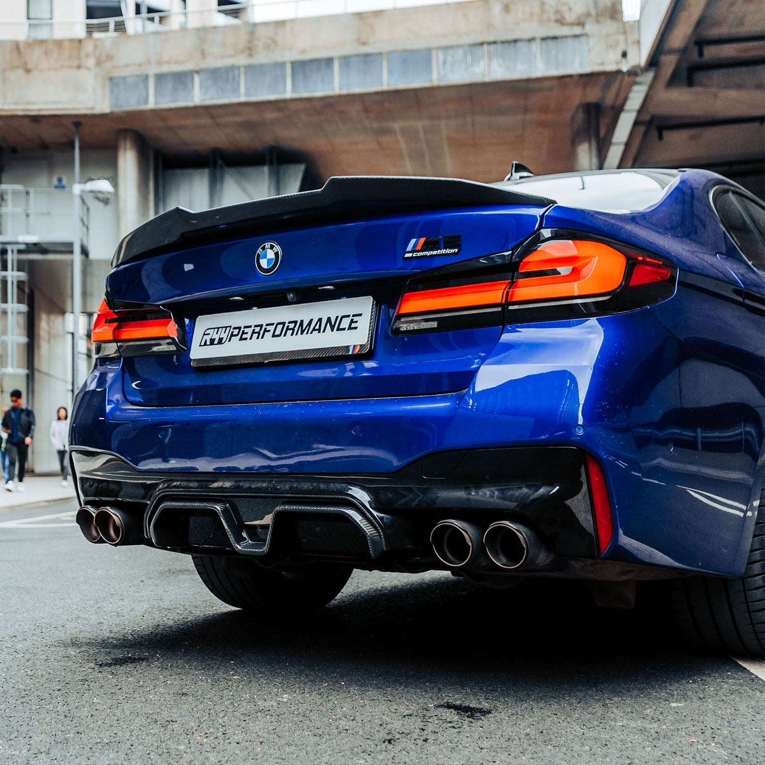 BMW F90 M5 & G30 5 Series Pre Preg Carbon Fibre Ducktail Style Rear Spoiler