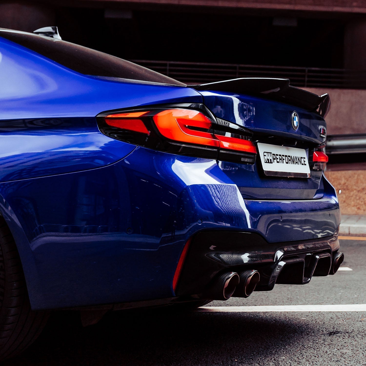 BMW F90 M5 & G30 5 Series Pre Preg Carbon Fibre Ducktail Style Rear Spoiler