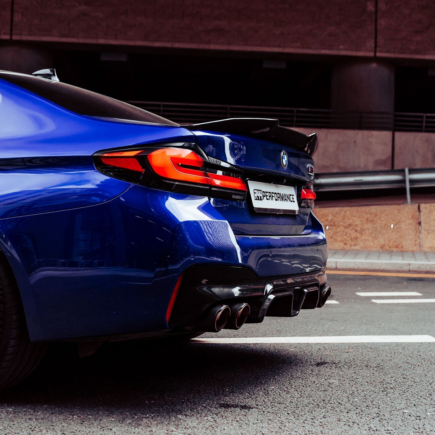 BMW F90 M5 LCI Pre Preg Carbon Fibre CS Style Rear Diffuser