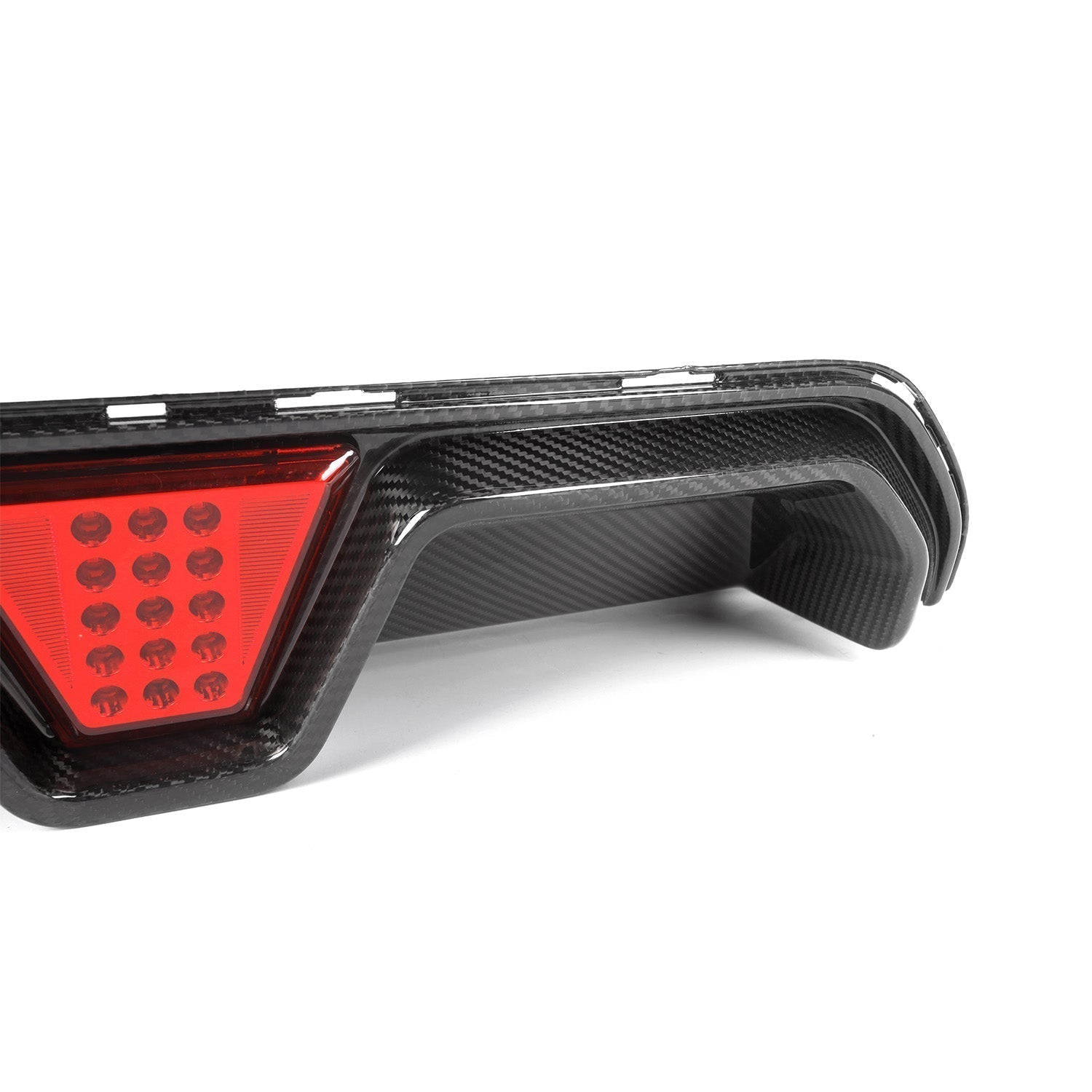 BMW F90 M5 LCI Pre Preg Carbon Fibre CS Style Rear Diffuser With LED
