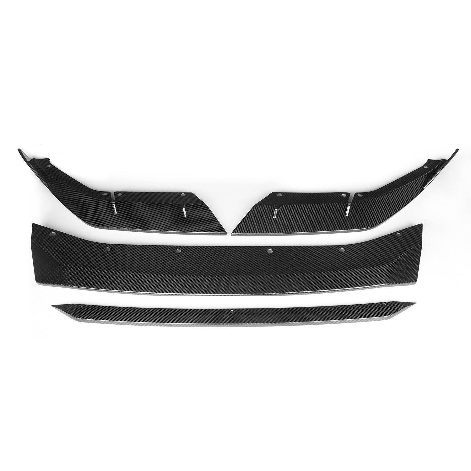 BMW F90 M5 LCI Pre Preg Carbon Fibre Low Line Front Splitter