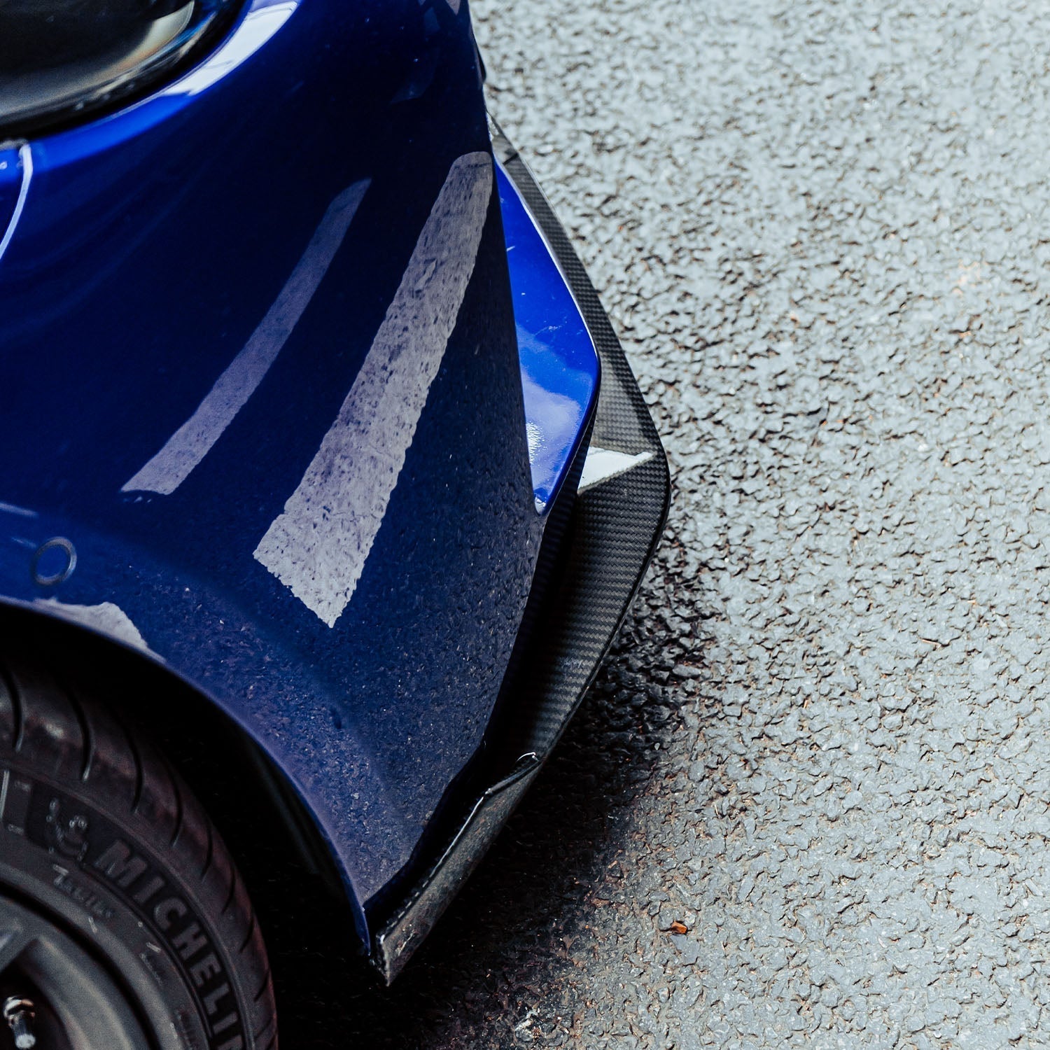 BMW F90 M5 LCI Pre Preg Carbon Fibre Low Line Front Splitter