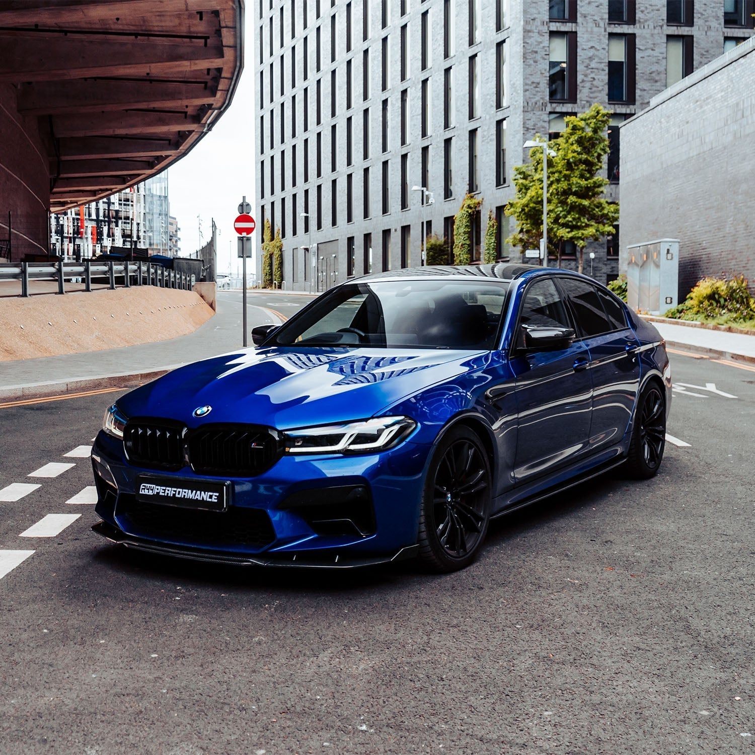 BMW F90 M5 LCI Pre Preg Carbon Fibre Low Line Front Splitter