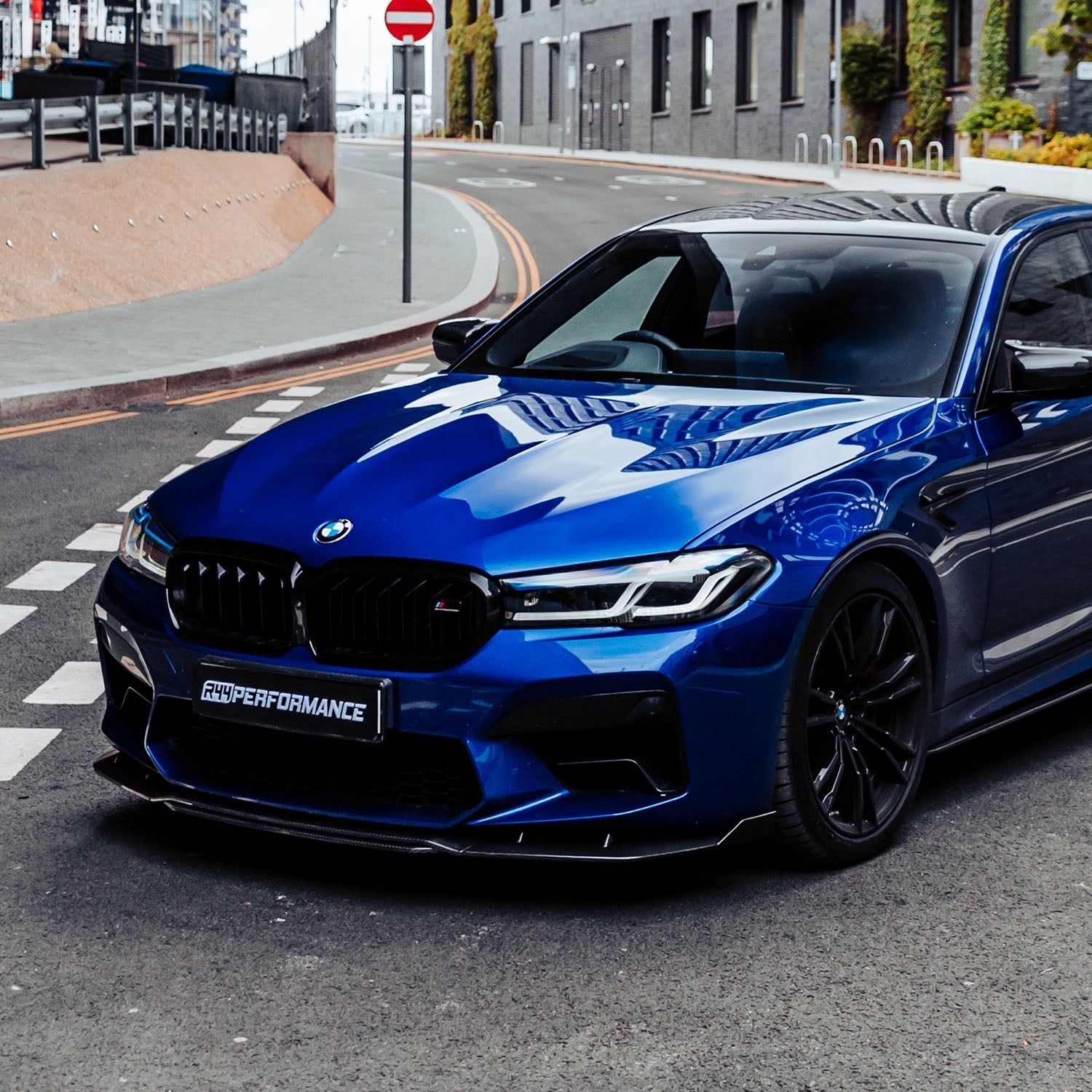 BMW F90 M5 LCI Pre Preg Carbon Fibre Low Line Front Splitter