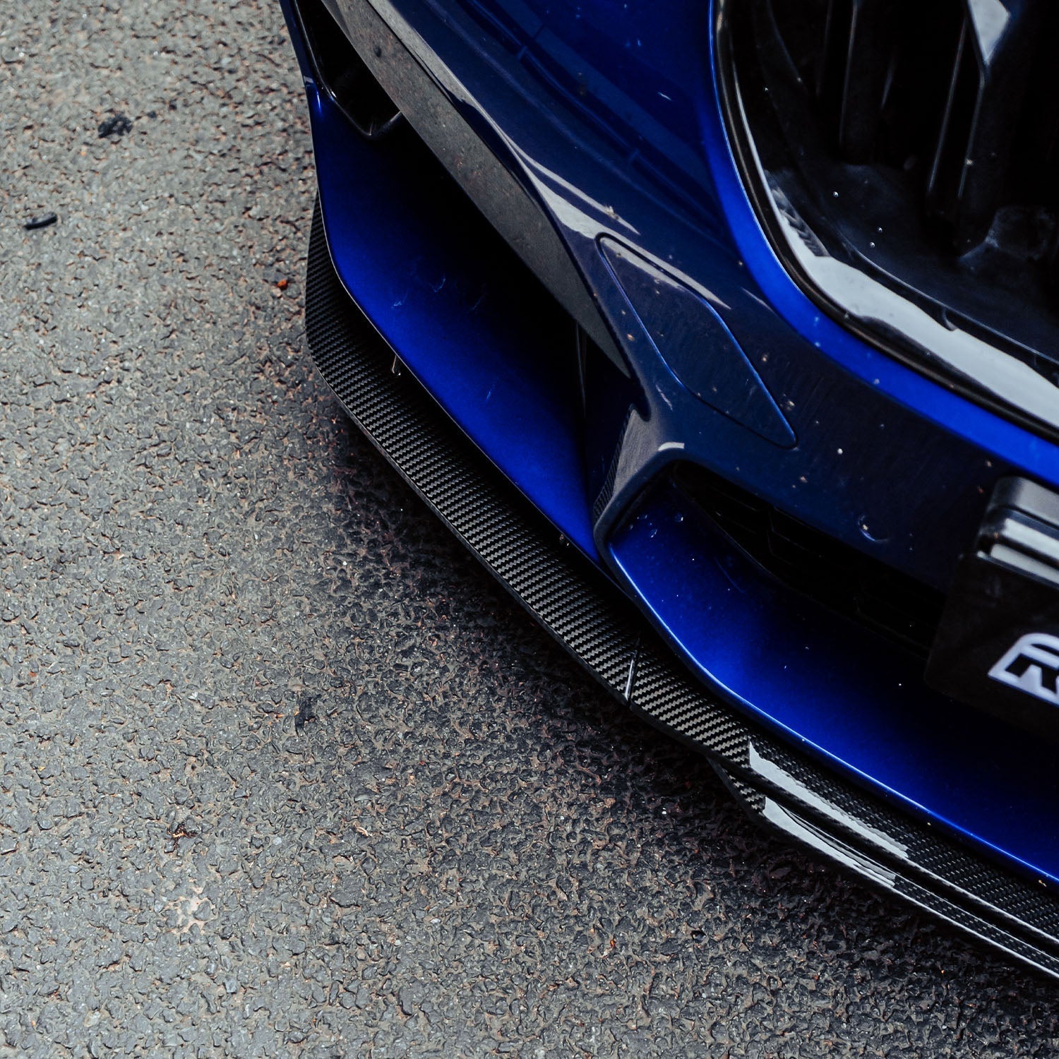 BMW F90 M5 LCI Pre Preg Carbon Fibre Low Line Front Splitter