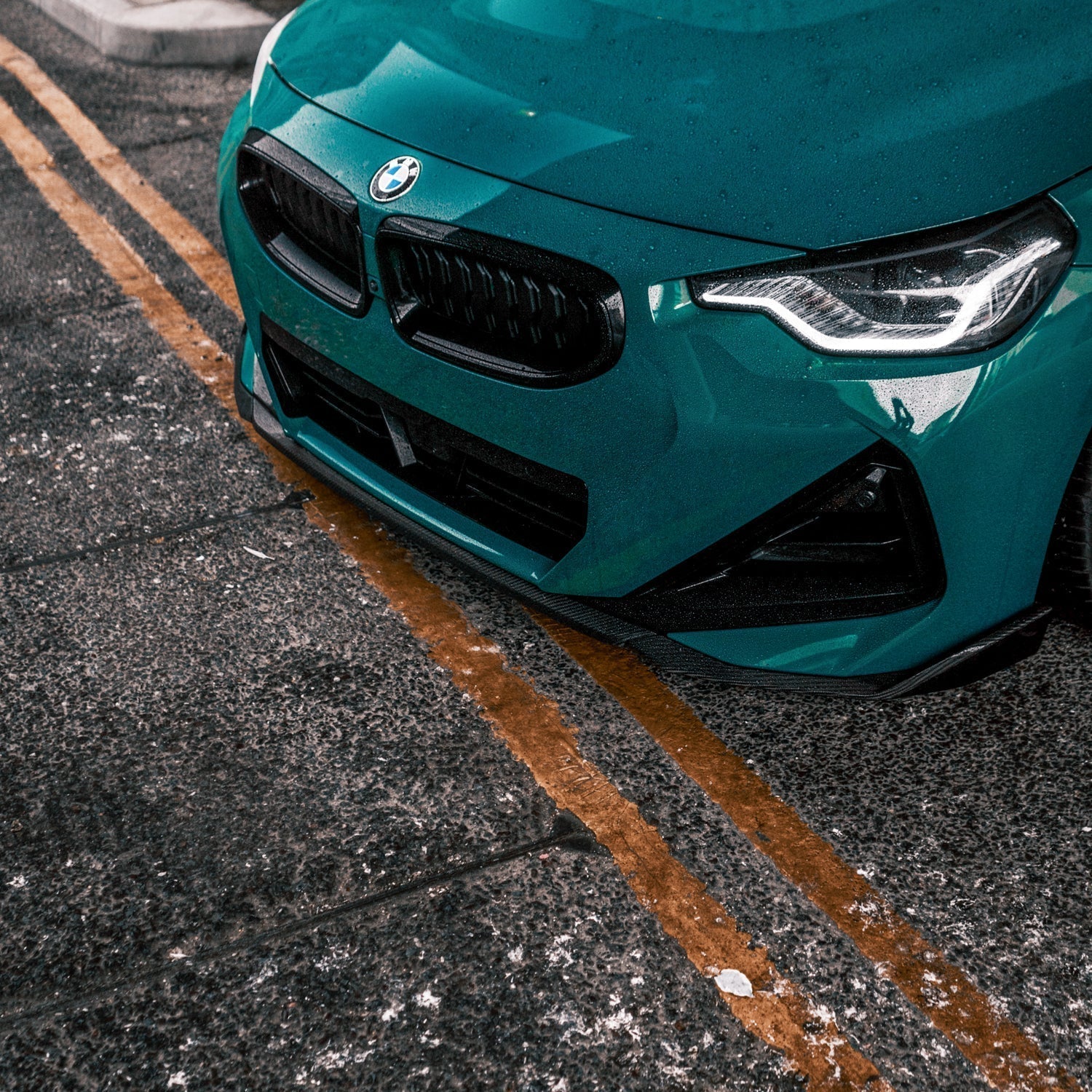 BMW G42 M240i Pre Preg Carbon Fibre Performance Style Front Splitter