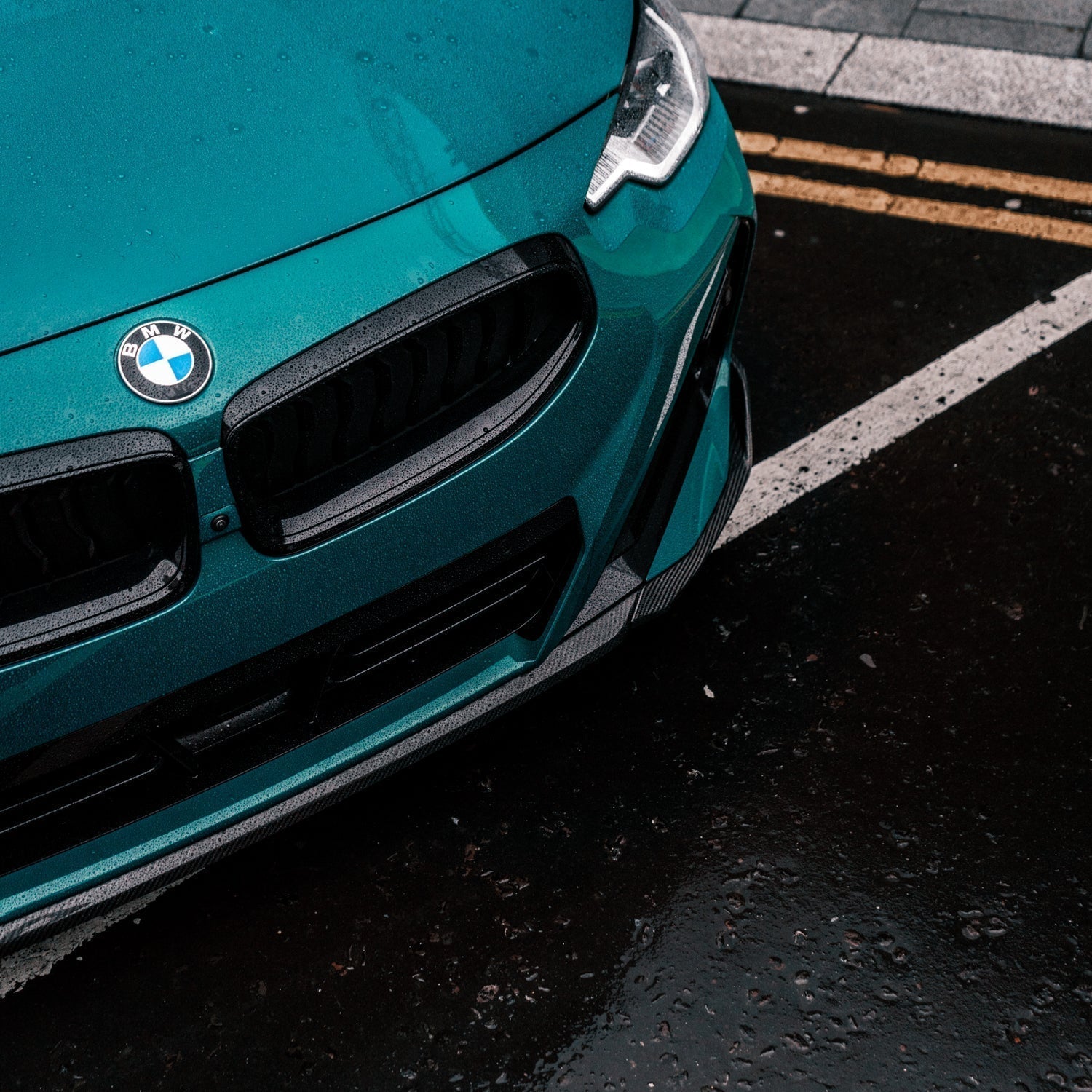 BMW G42 M240i Pre Preg Carbon Fibre Performance Style Front Splitter