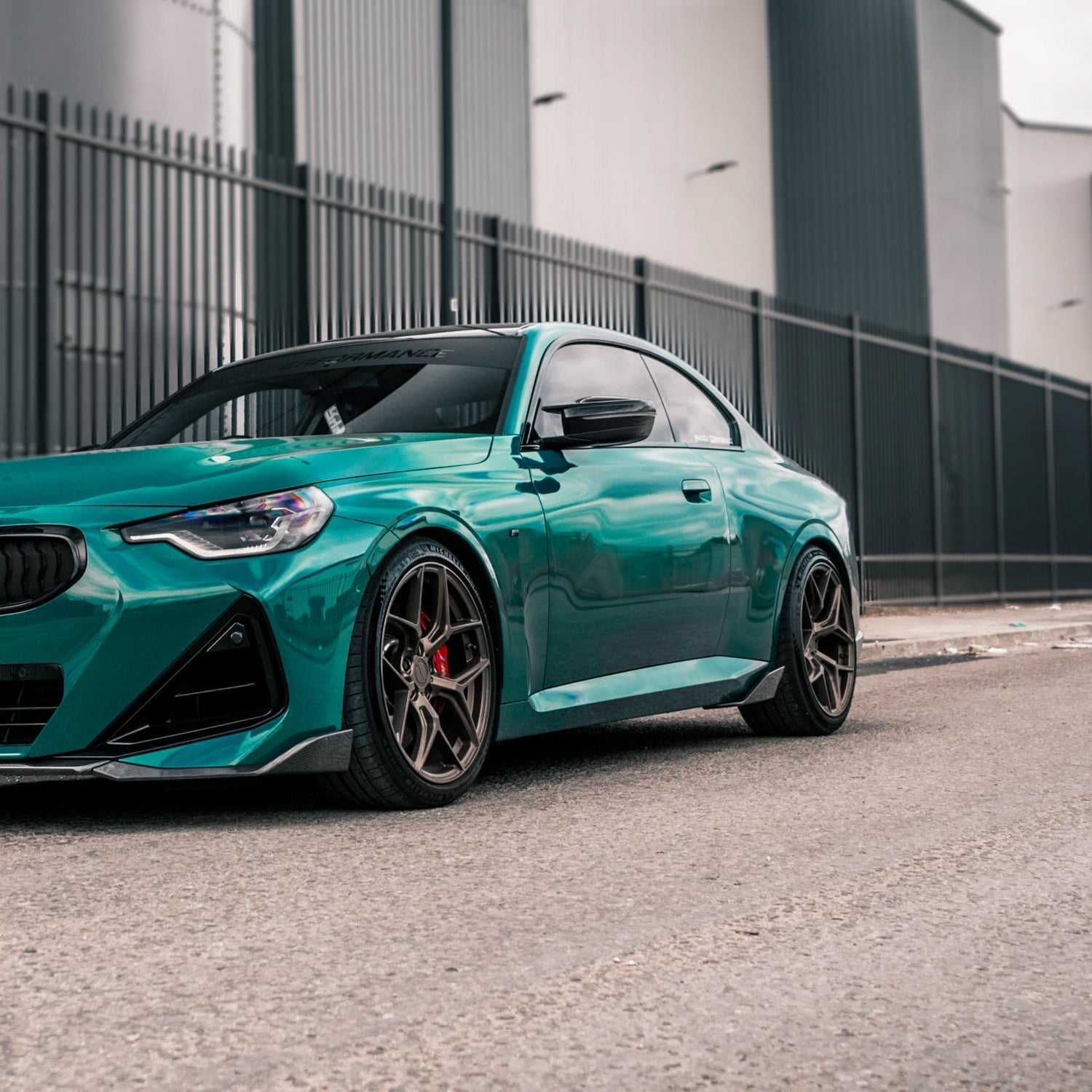 BMW G42 M240i Pre Preg Carbon Fibre Performance Style Side Skirt Fins