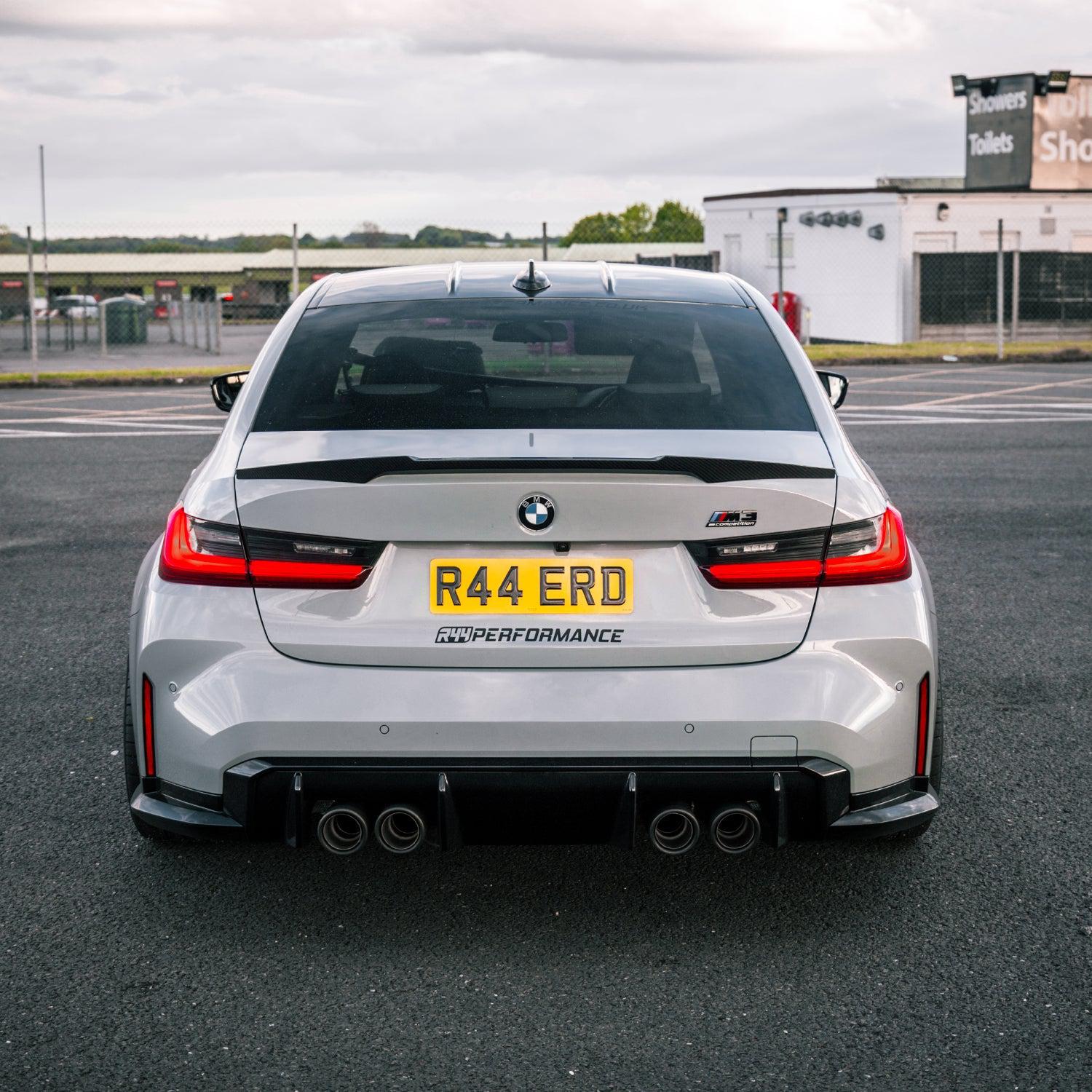 BMW G80 M3 Pre Preg Carbon Fibre 'M4 Style' Rear Spoiler
