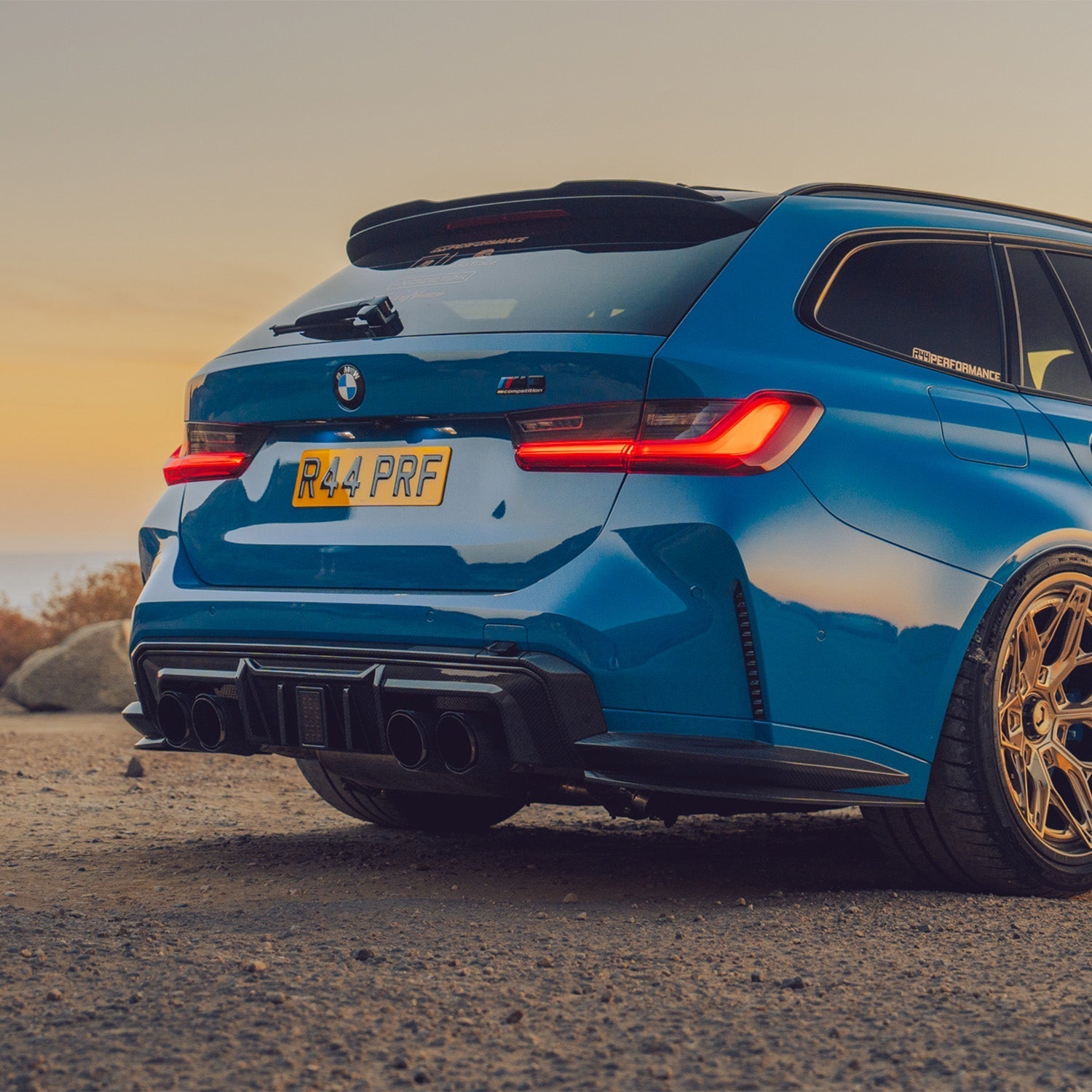 BMW G80/G81 M3 & G82/G83 M4 DF1 Pre Preg Carbon Fibre LED Rear Diffuser