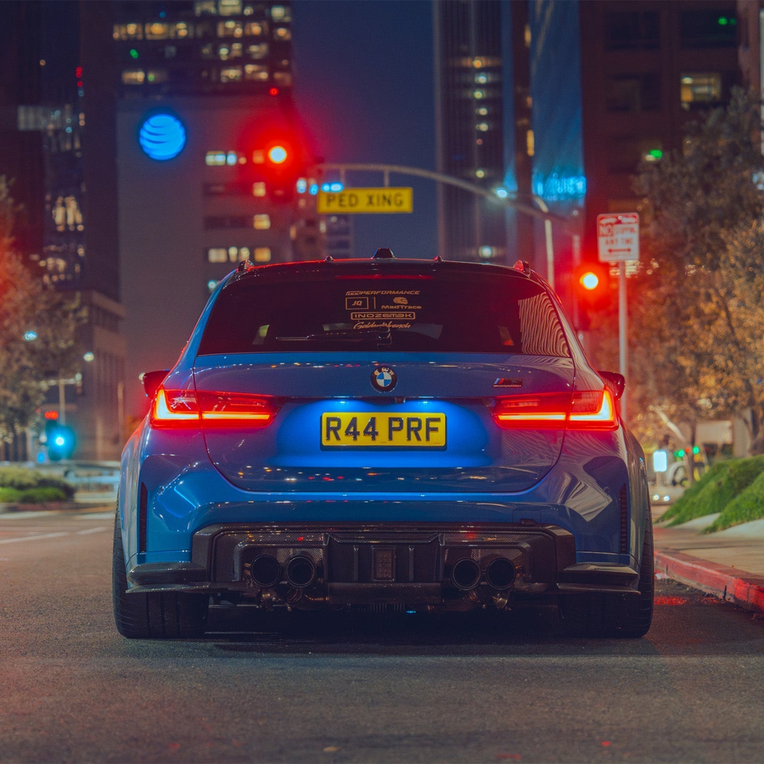 BMW G80/G81 M3 & G82/G83 M4 DF1 Pre Preg Carbon Fibre LED Rear Diffuser