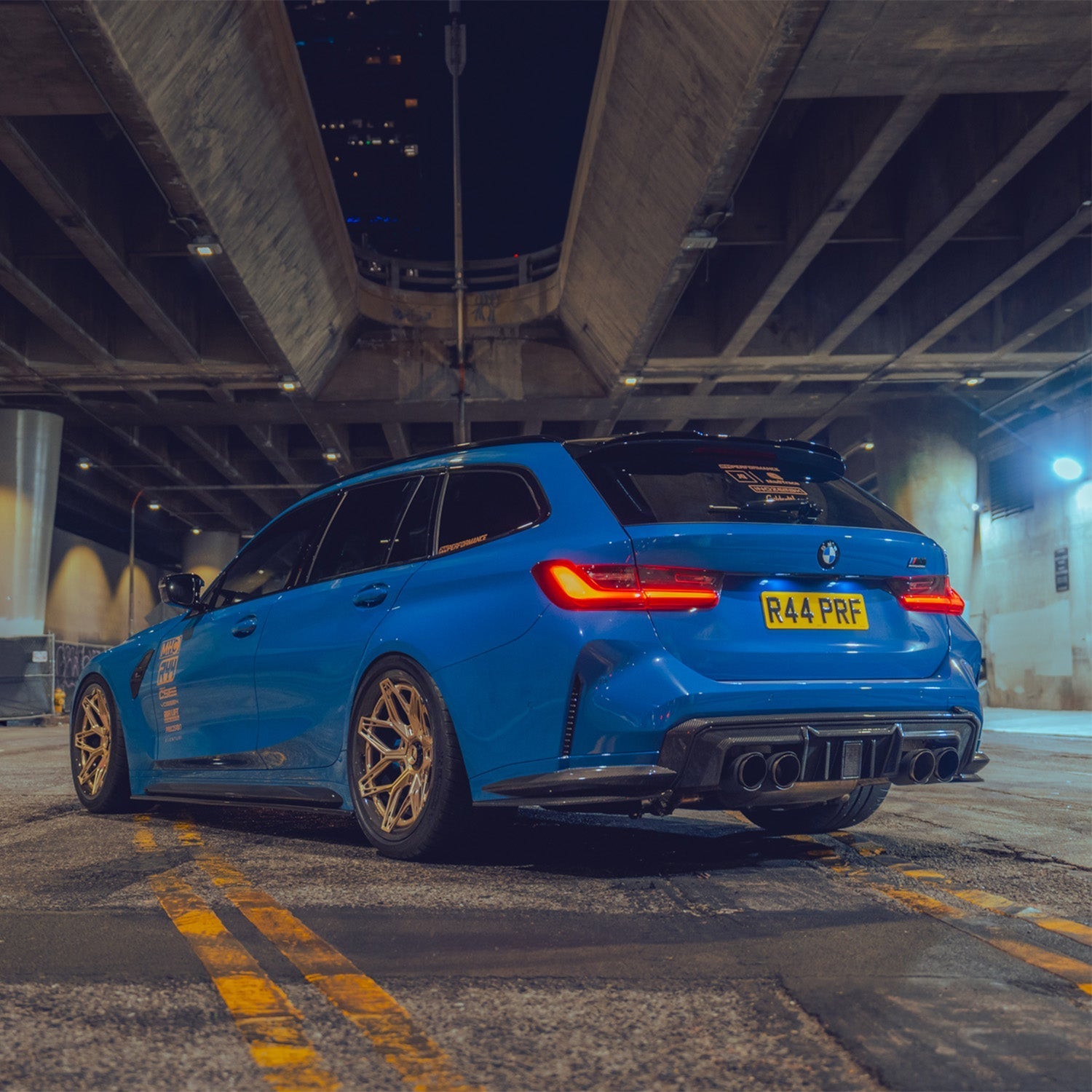 BMW G80/G81 M3 & G82/G83 M4 DF1 Pre Preg Carbon Fibre LED Rear Diffuser