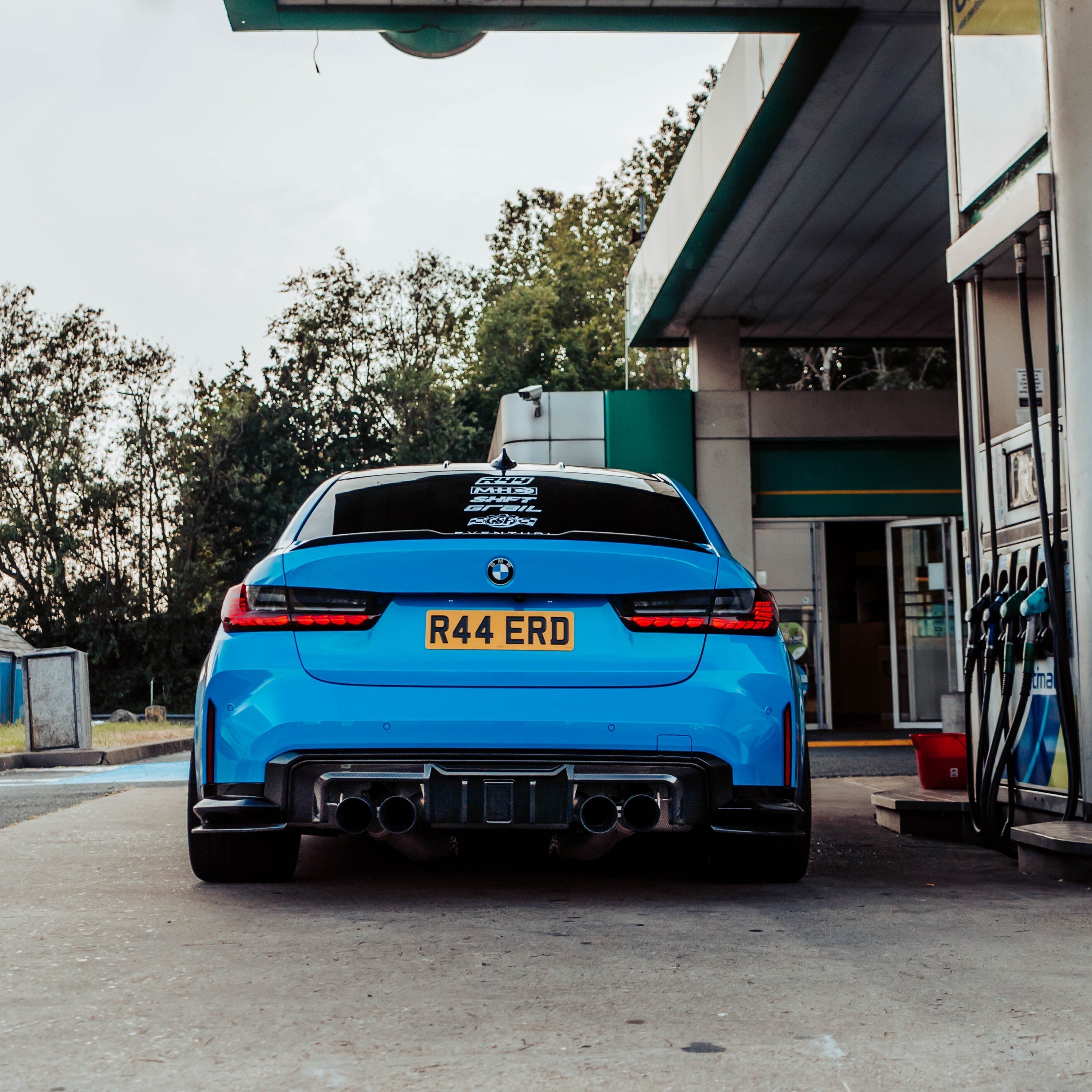 BMW G80/G81 M3 & G82/G83 M4 DF1 Pre Preg Carbon Fibre LED Rear Diffuser