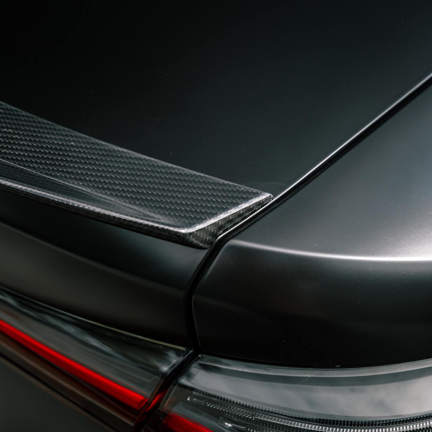 BMW G82 M4 Coupe Pre Preg Carbon Fibre Ducktail Style Rear Spoiler