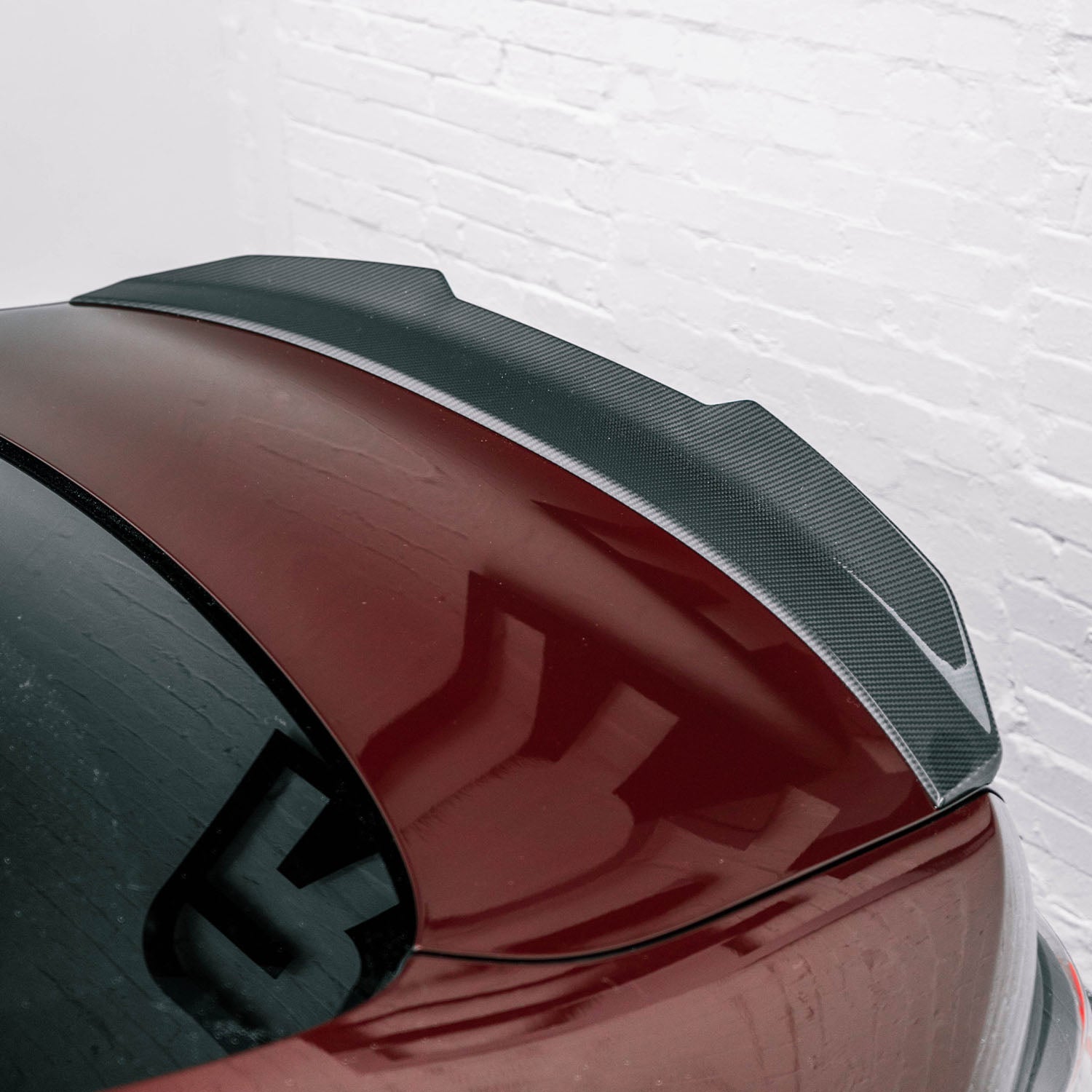 BMW G82 M4 Coupe Pre Preg Carbon Fibre Ducktail Style Rear Spoiler