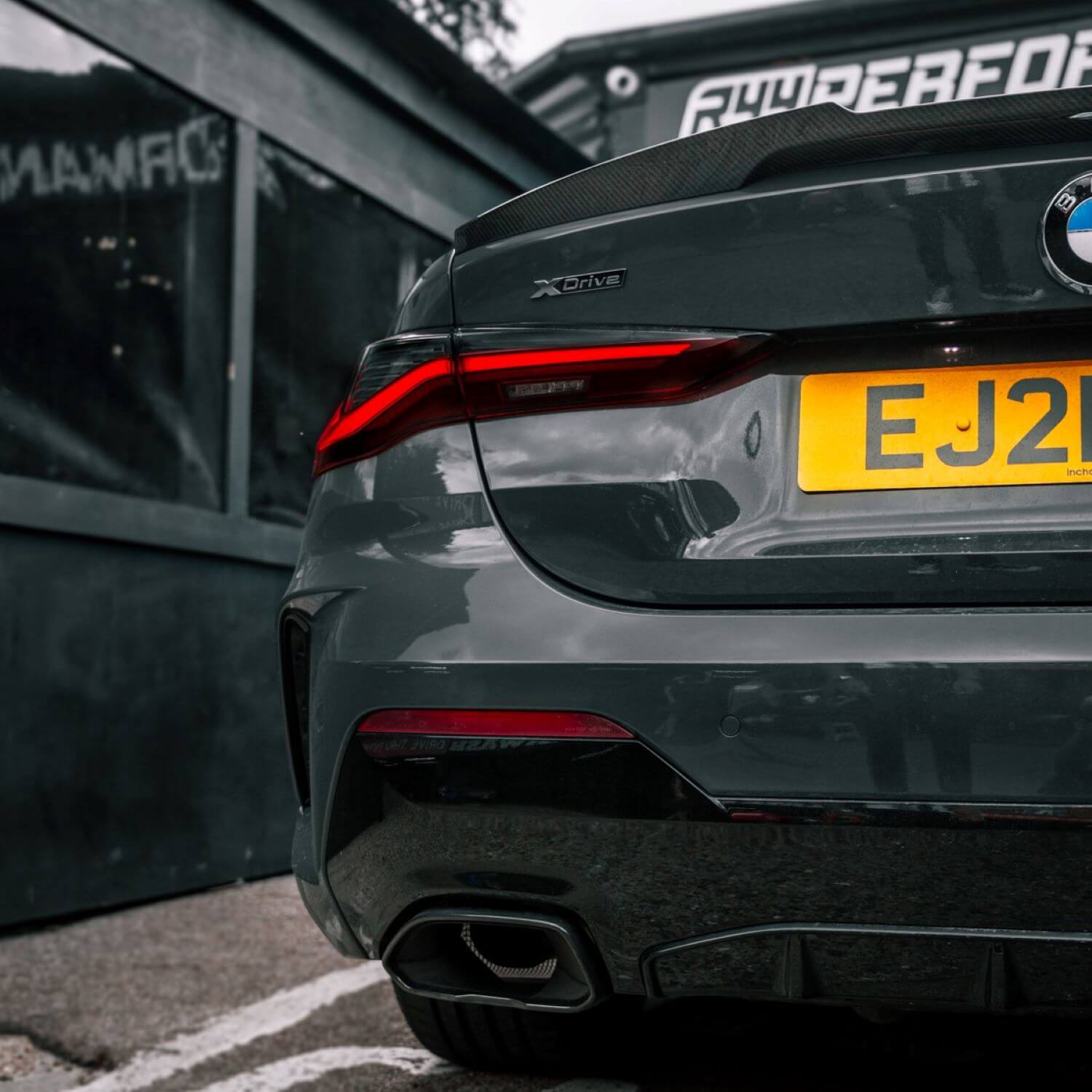 BMW G82 M4 Coupe Pre Preg Carbon Fibre 'M4 Style' Rear Spoiler
