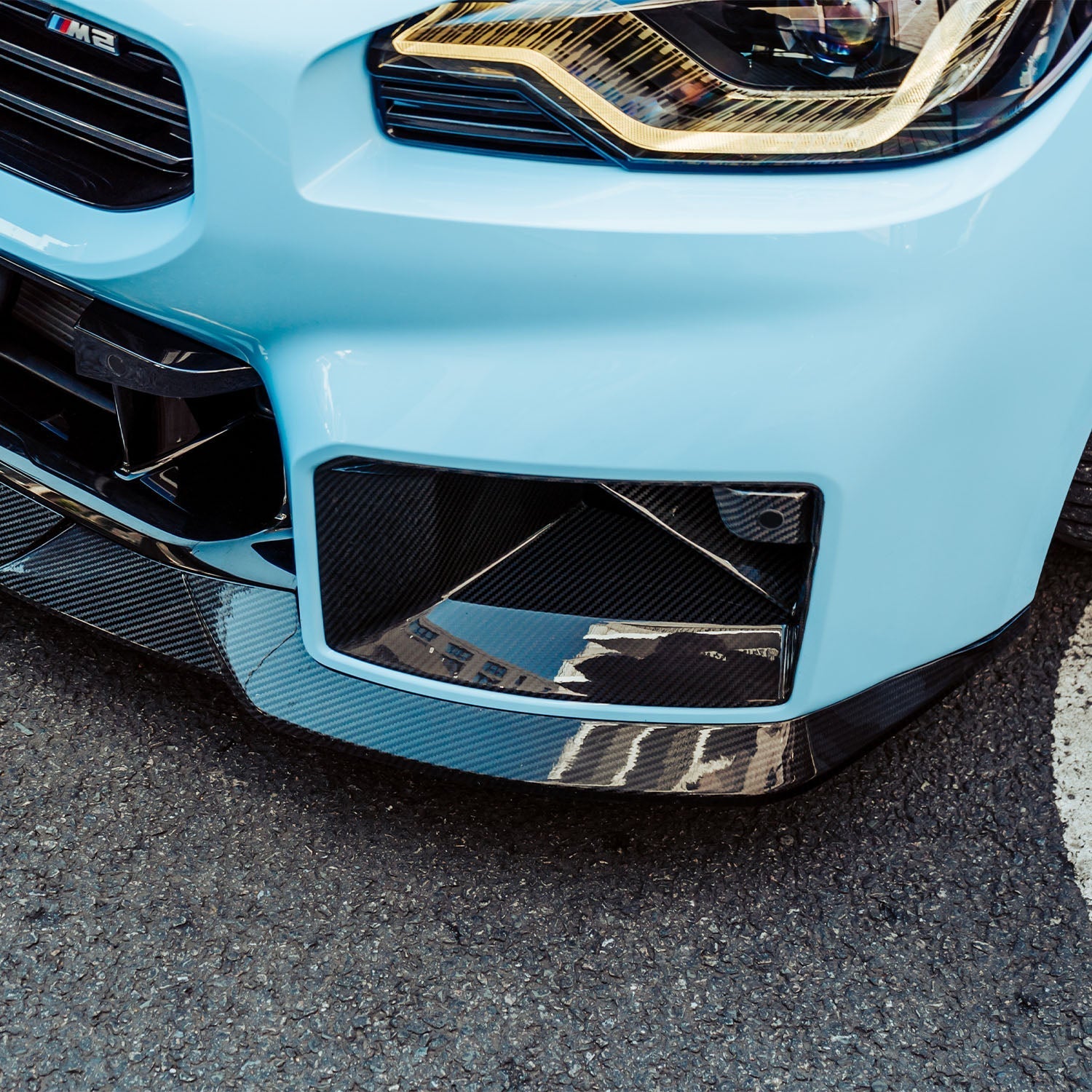 BMW G87 M2 Pre Preg Carbon Fibre Performance Style Front Ducts