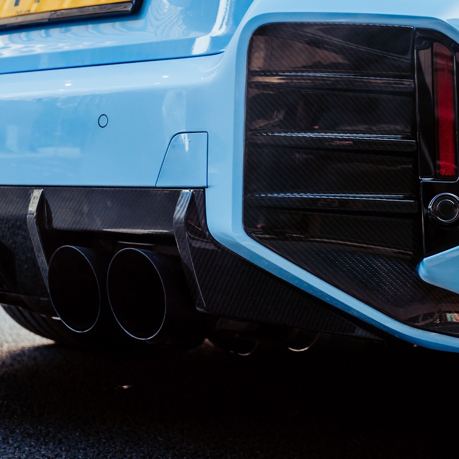 BMW G87 M2 Pre Preg Gloss Carbon Fibre OEM Style Rear Diffuser