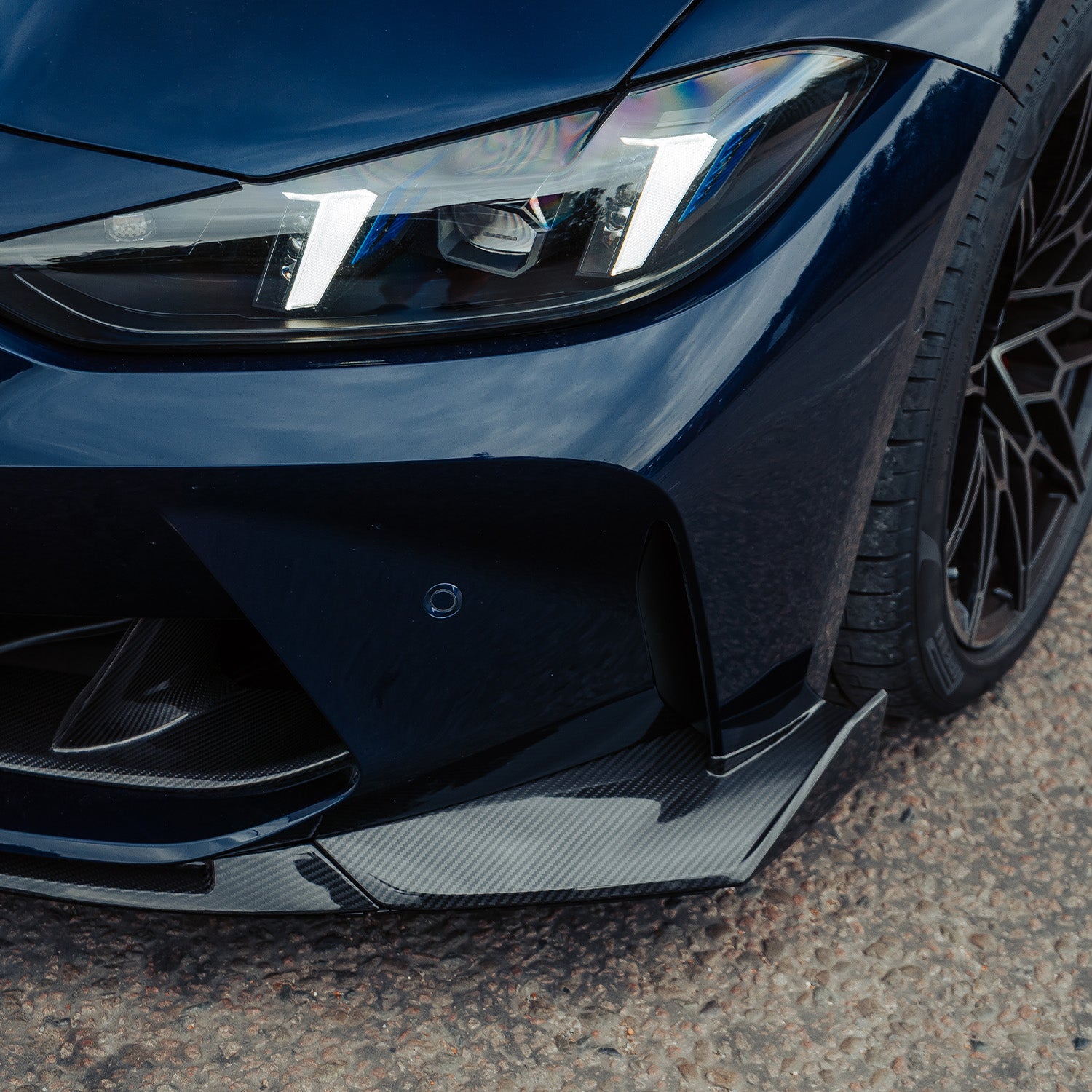 MHC+ BMW G80/G81 M3 & G82/G83 M4 Pre Preg Carbon Fibre CS Style Front Splitter