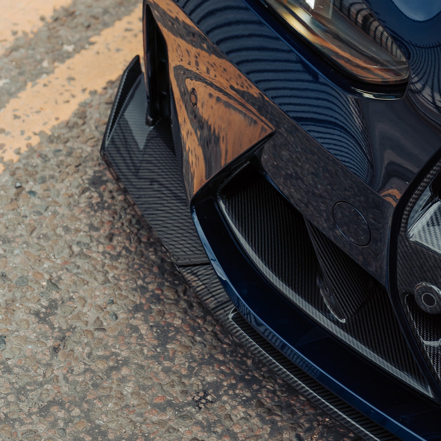 MHC+ BMW G80/G81 M3 & G82/G83 M4 Pre Preg Carbon Fibre CS Style Front Splitter