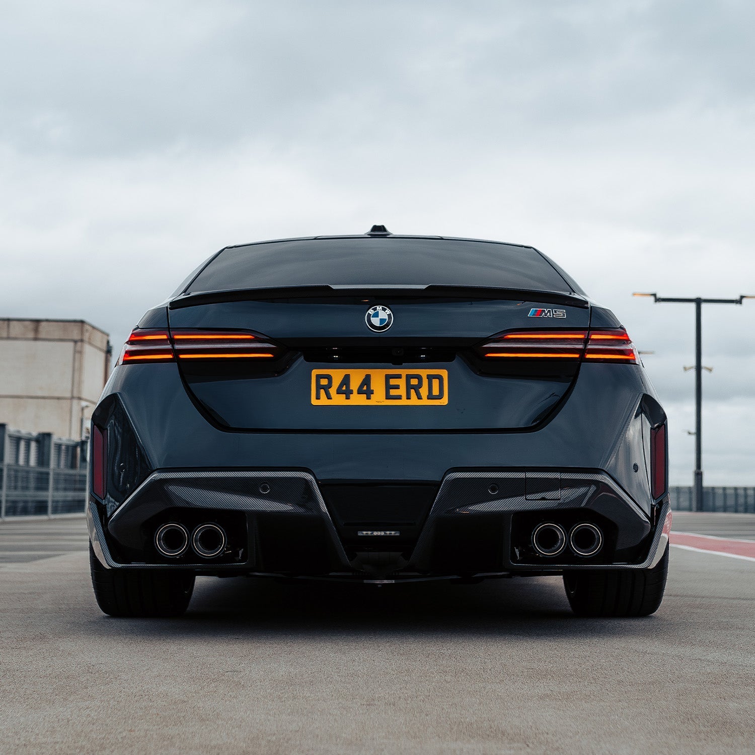 MHC+ BMW G90 & G99 M5 Pre Preg Carbon Fibre Performance Style Rear Diffuser